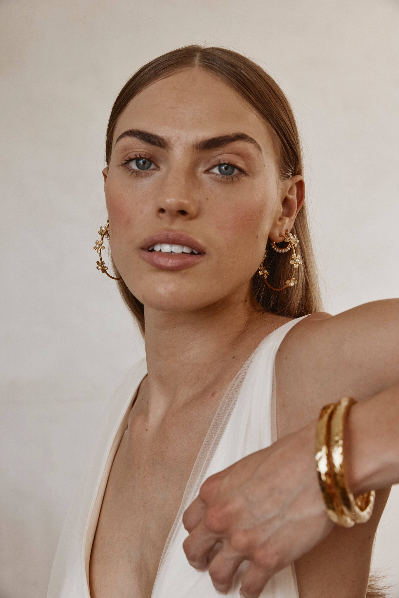 Bernadette Hoops Gold