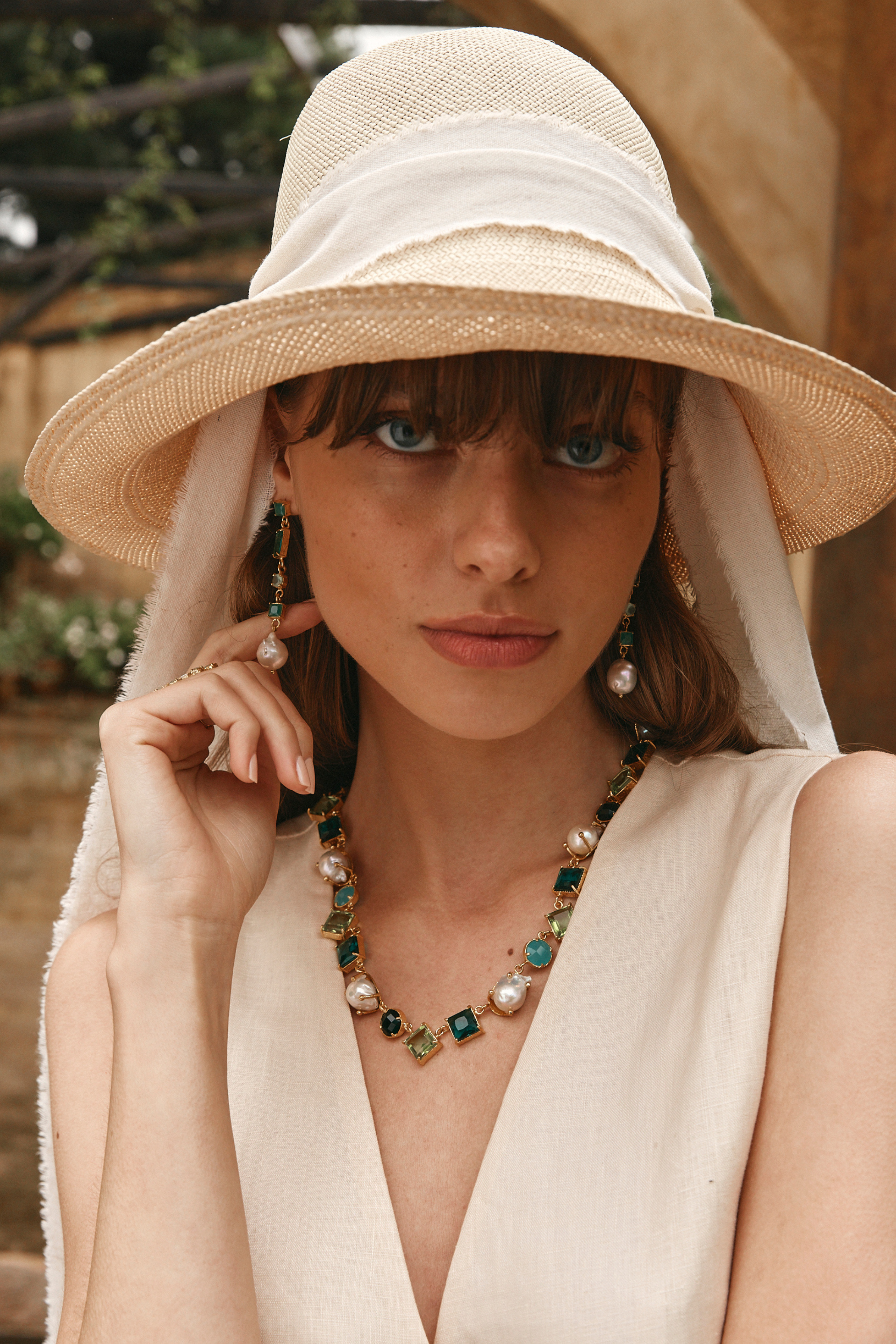 Lala Necklace Dark Green