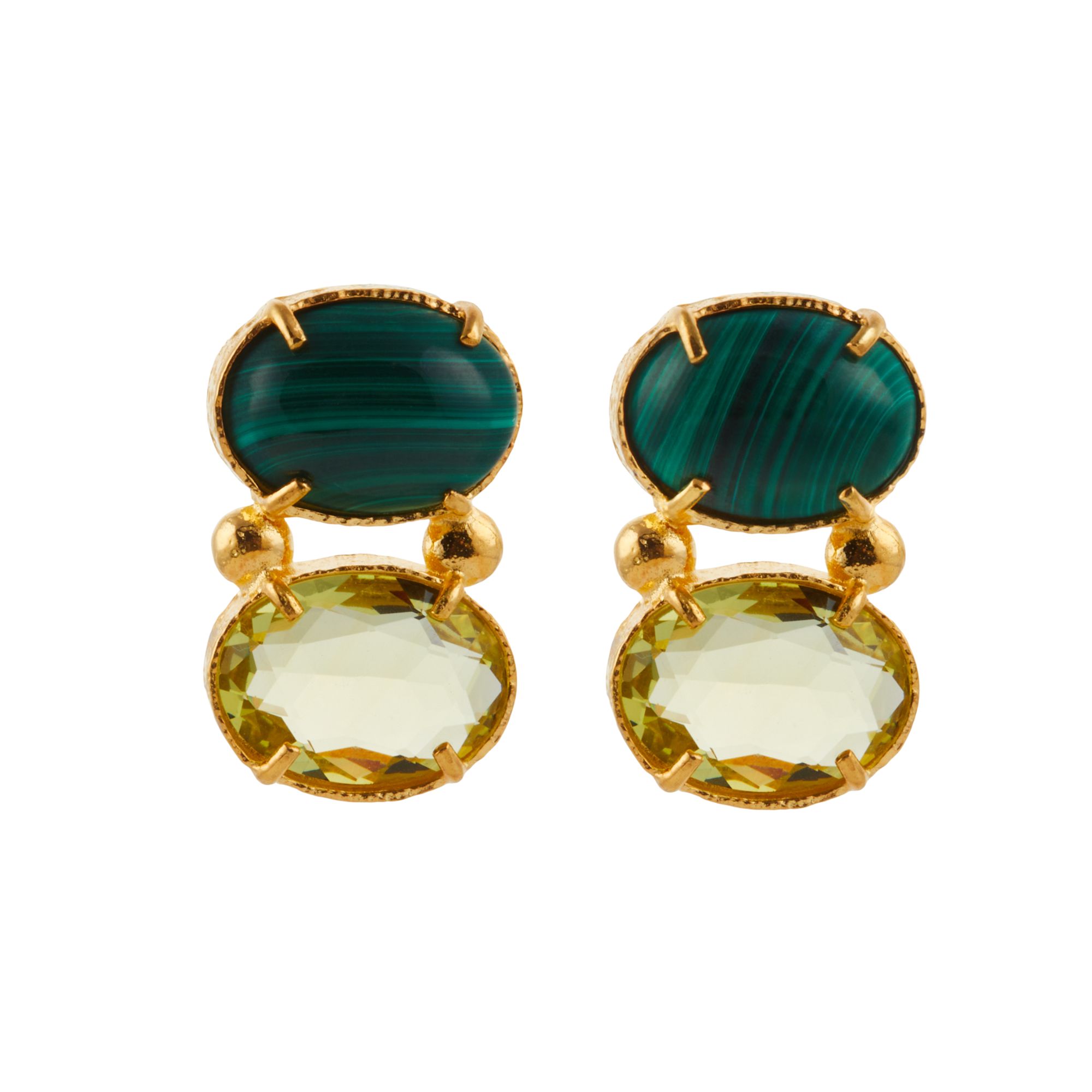 Lolli Earrings Green by Christie Nicolaides