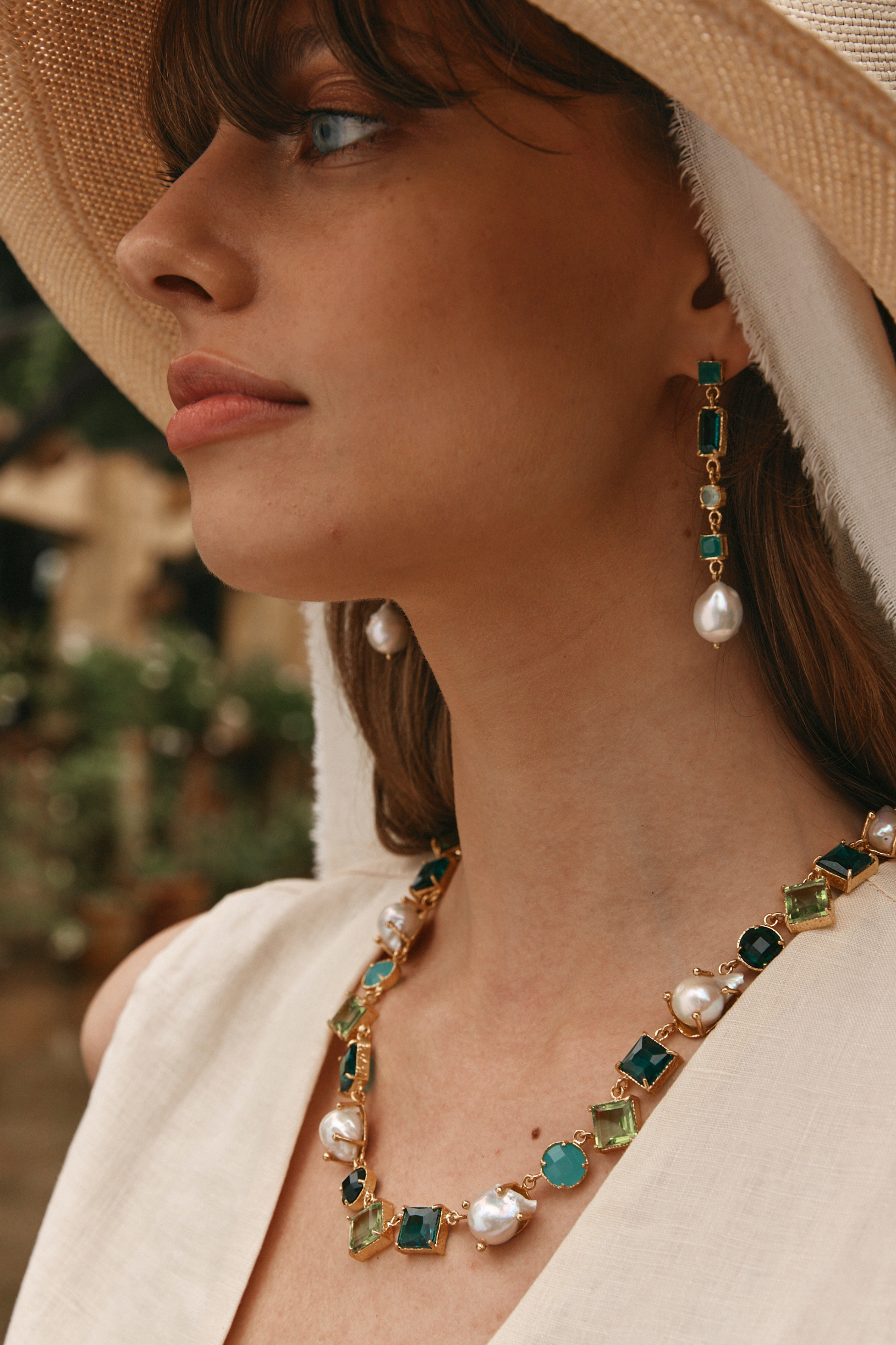 Lala Necklace Dark Green