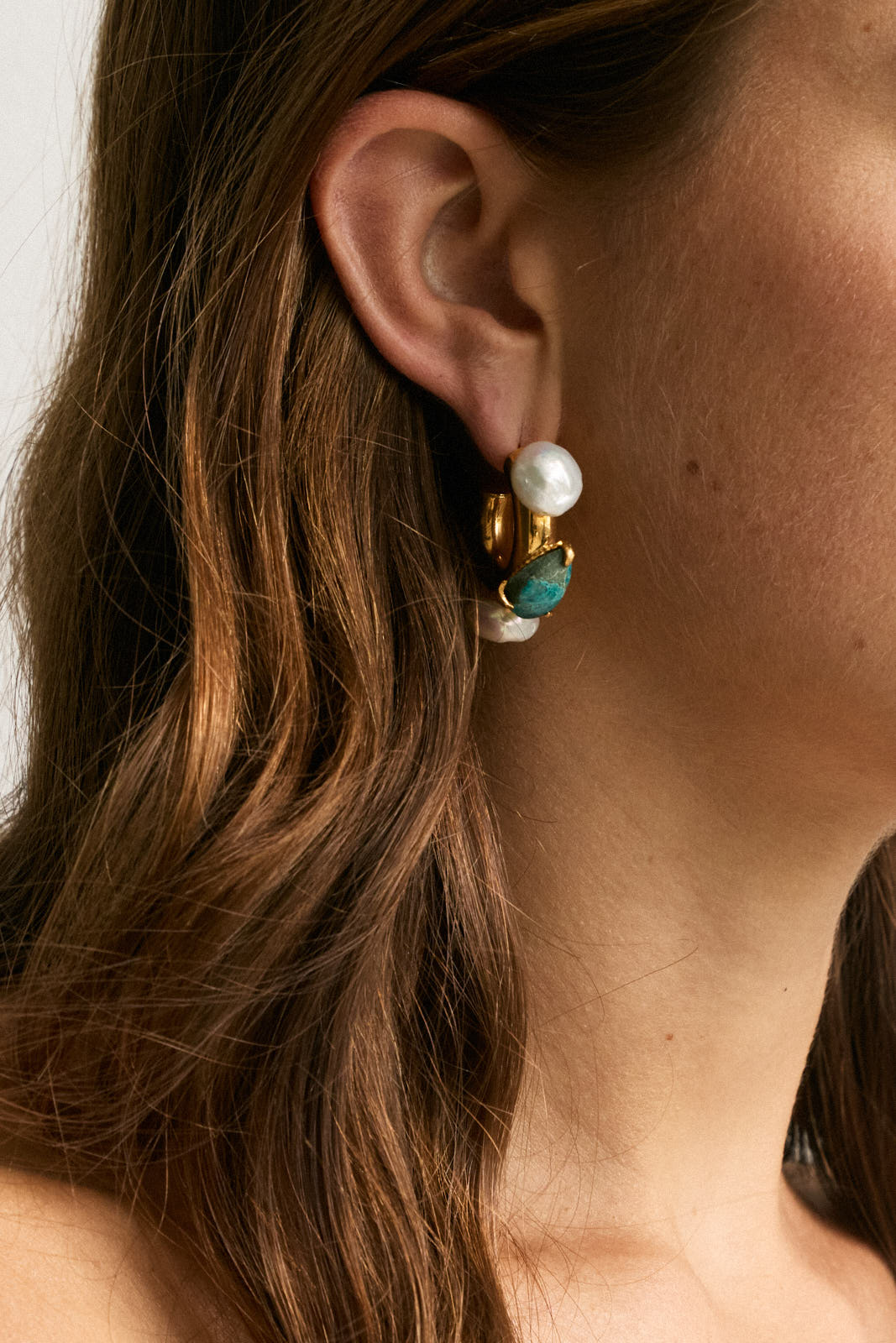 Astrid Hoops Turquoise