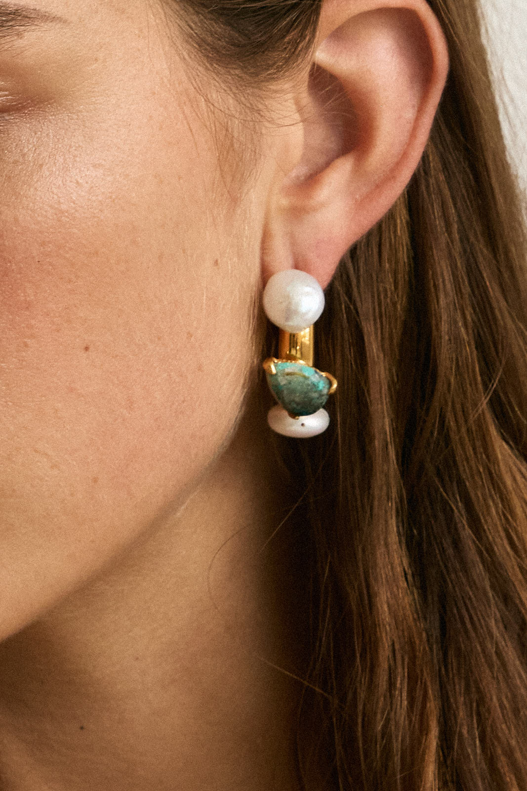 Astrid Hoops Turquoise