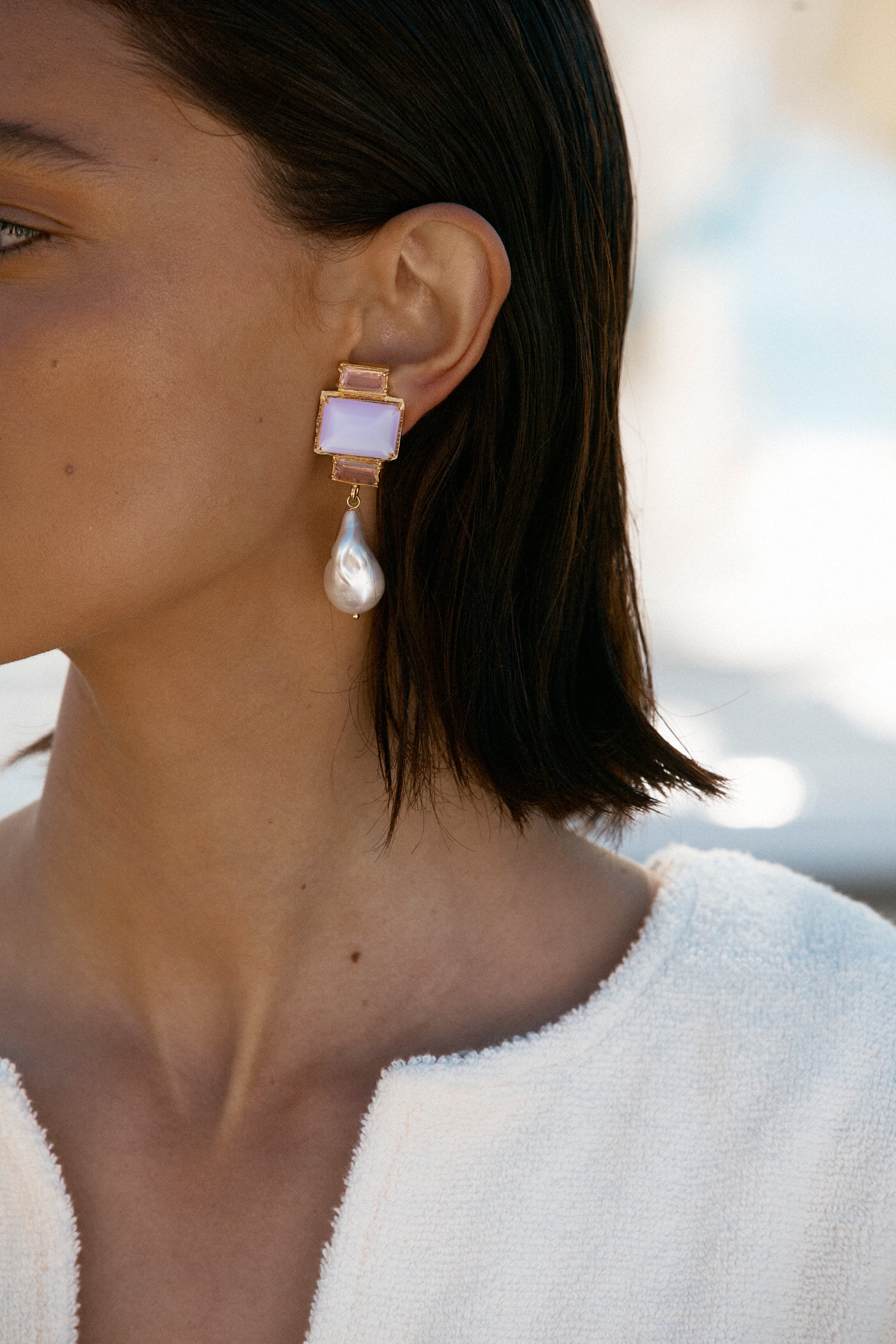 Bambina Earrings Lilac