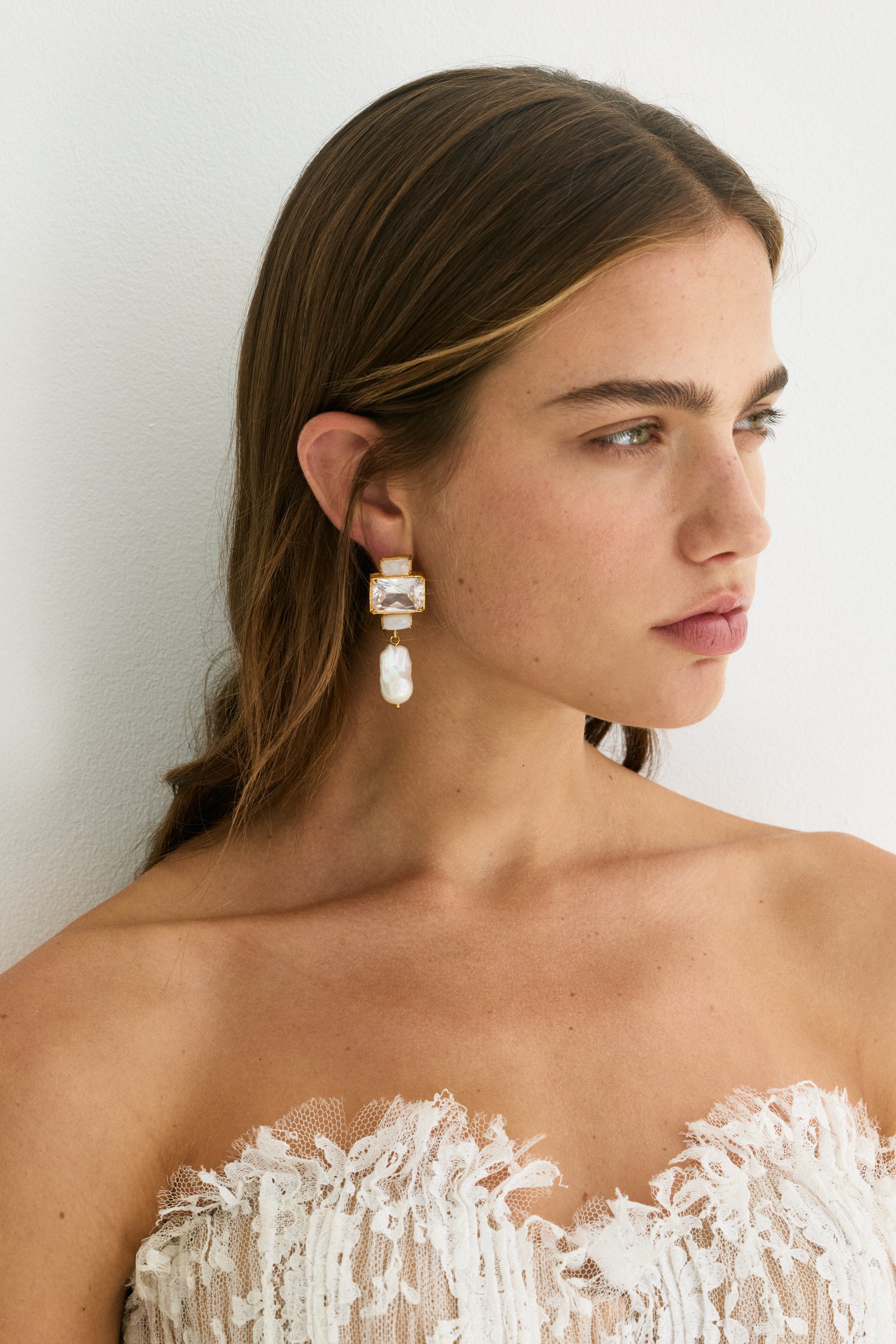 Bambina Earrings Clear