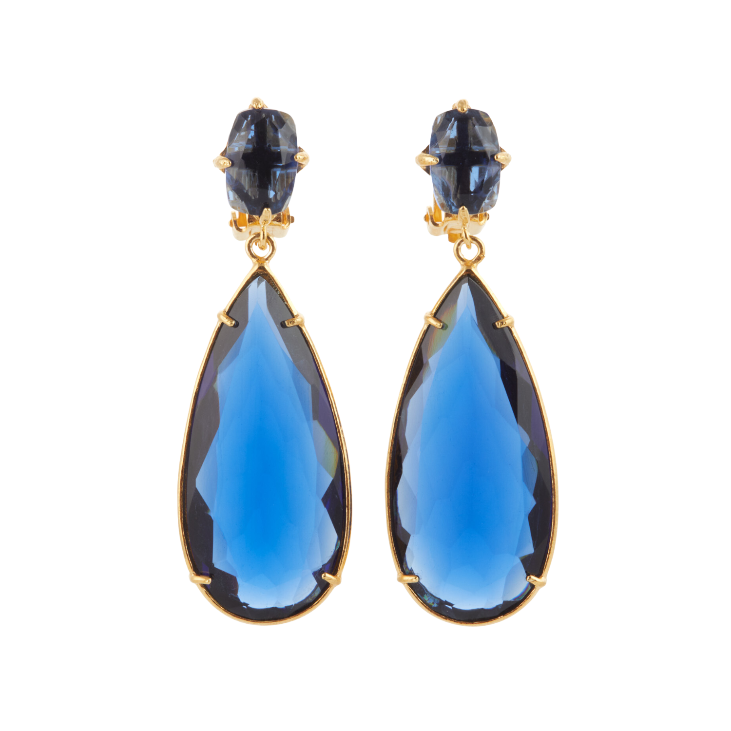 Dark 2025 blue earrings