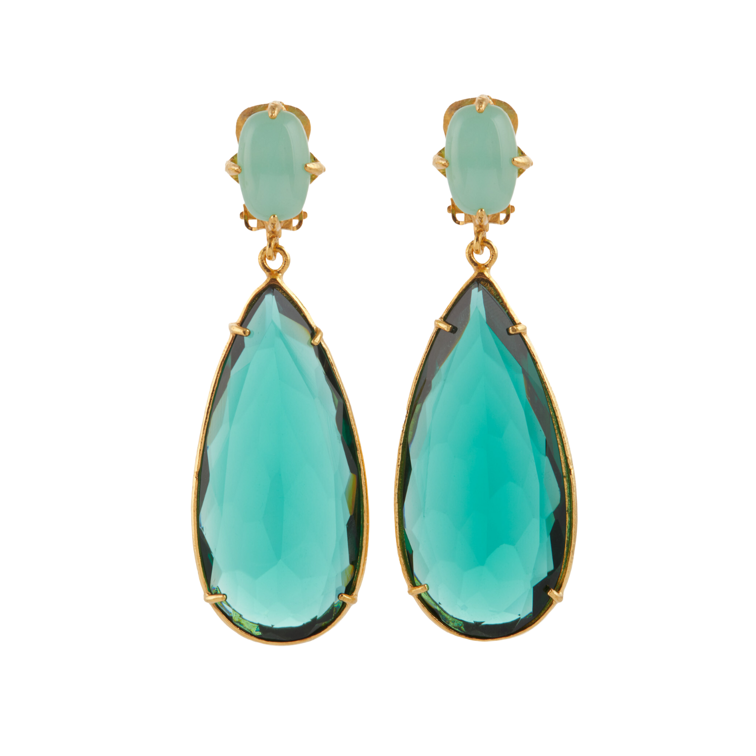 Franca Earrings Green