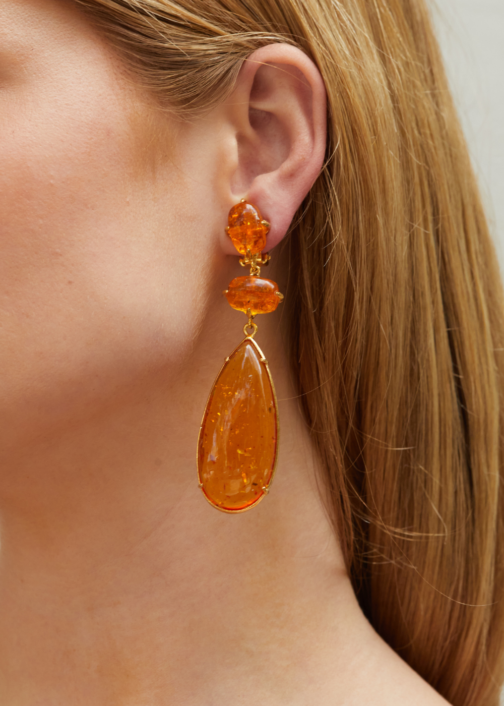Francesca Earrings Orange