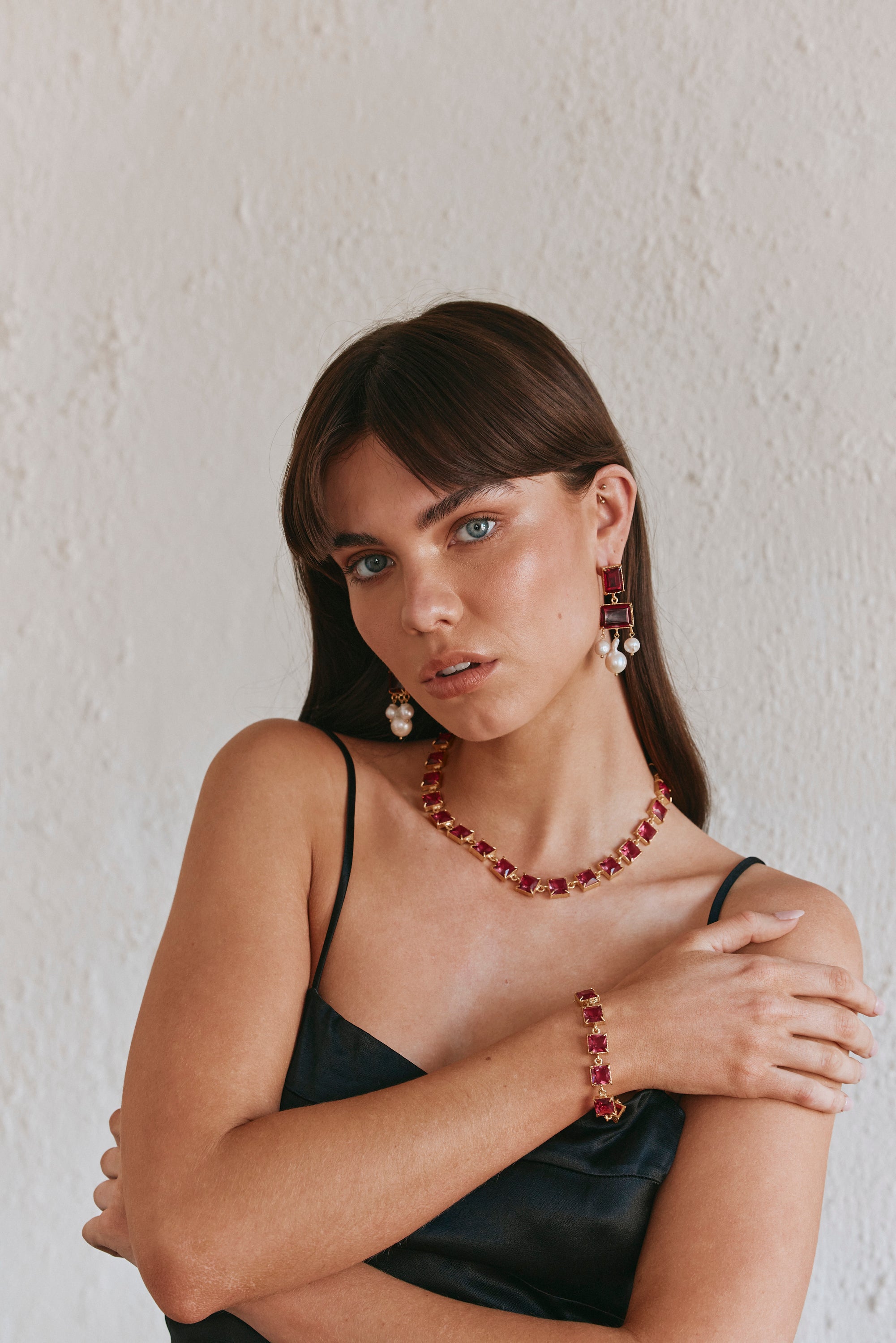 Figuera Necklace Hot Pink