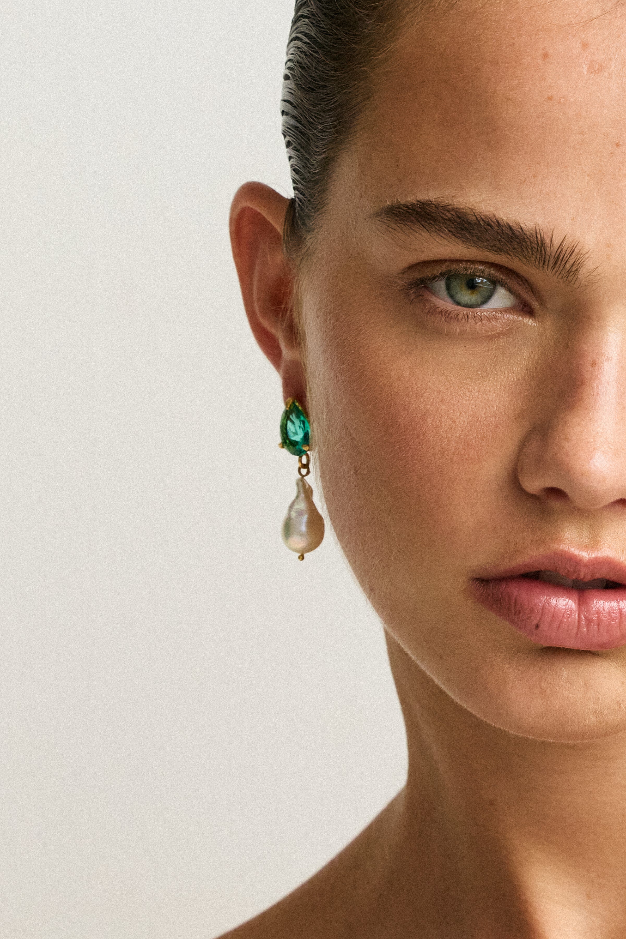 Ella Earrings Green
