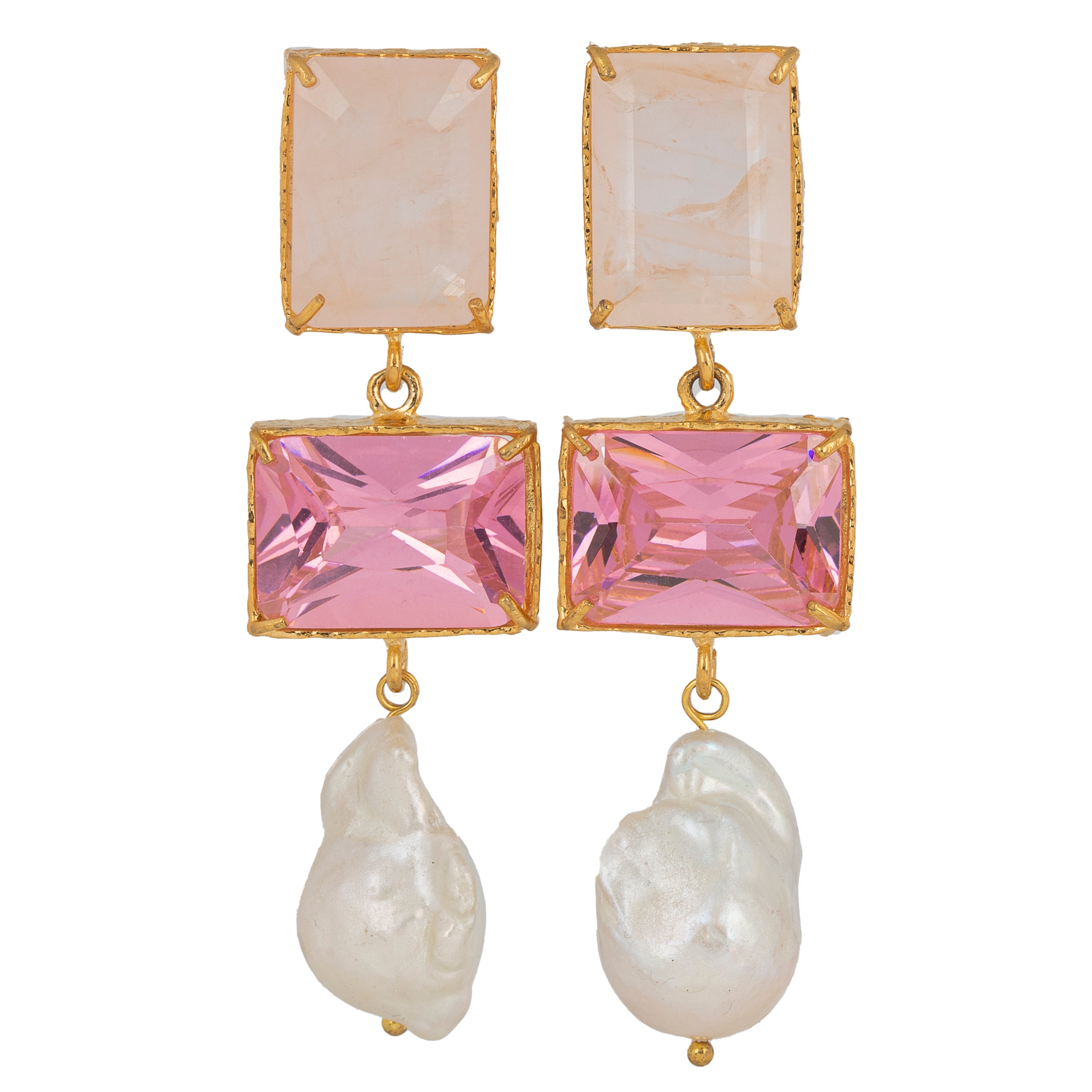 Bettina Earrings Pink