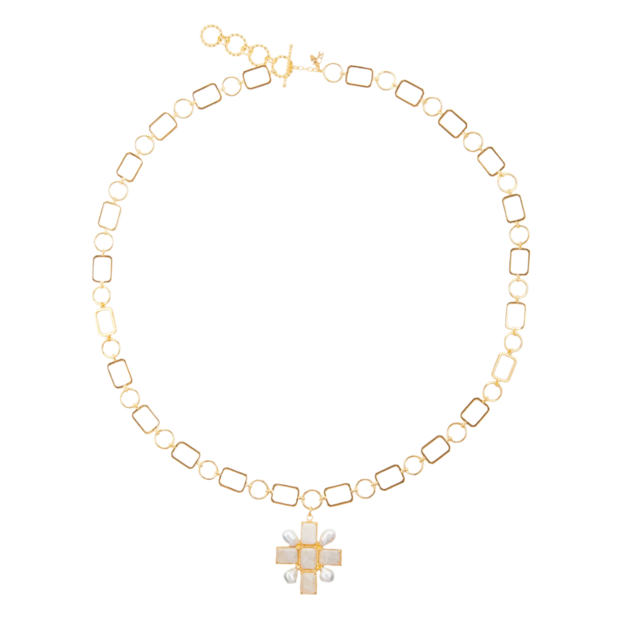 Luxury Designer Electra White Gold Necklace by Christie Nicolaides