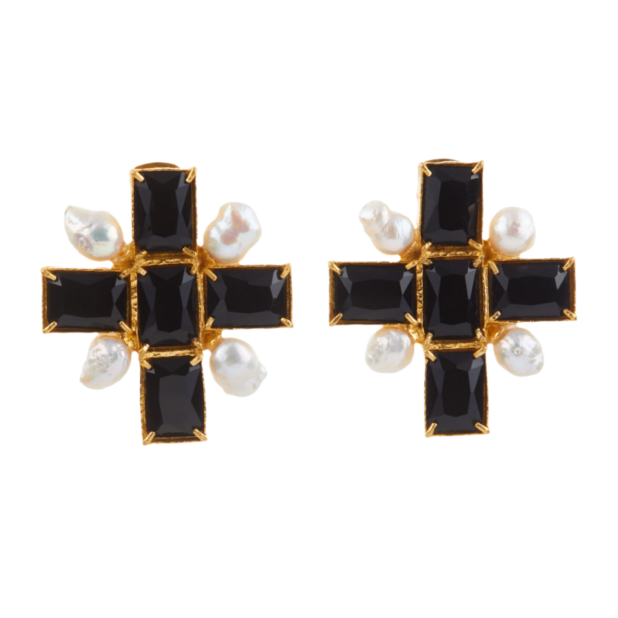 Luxury Designer Cinda Black Earrings by Christie Nicolaides