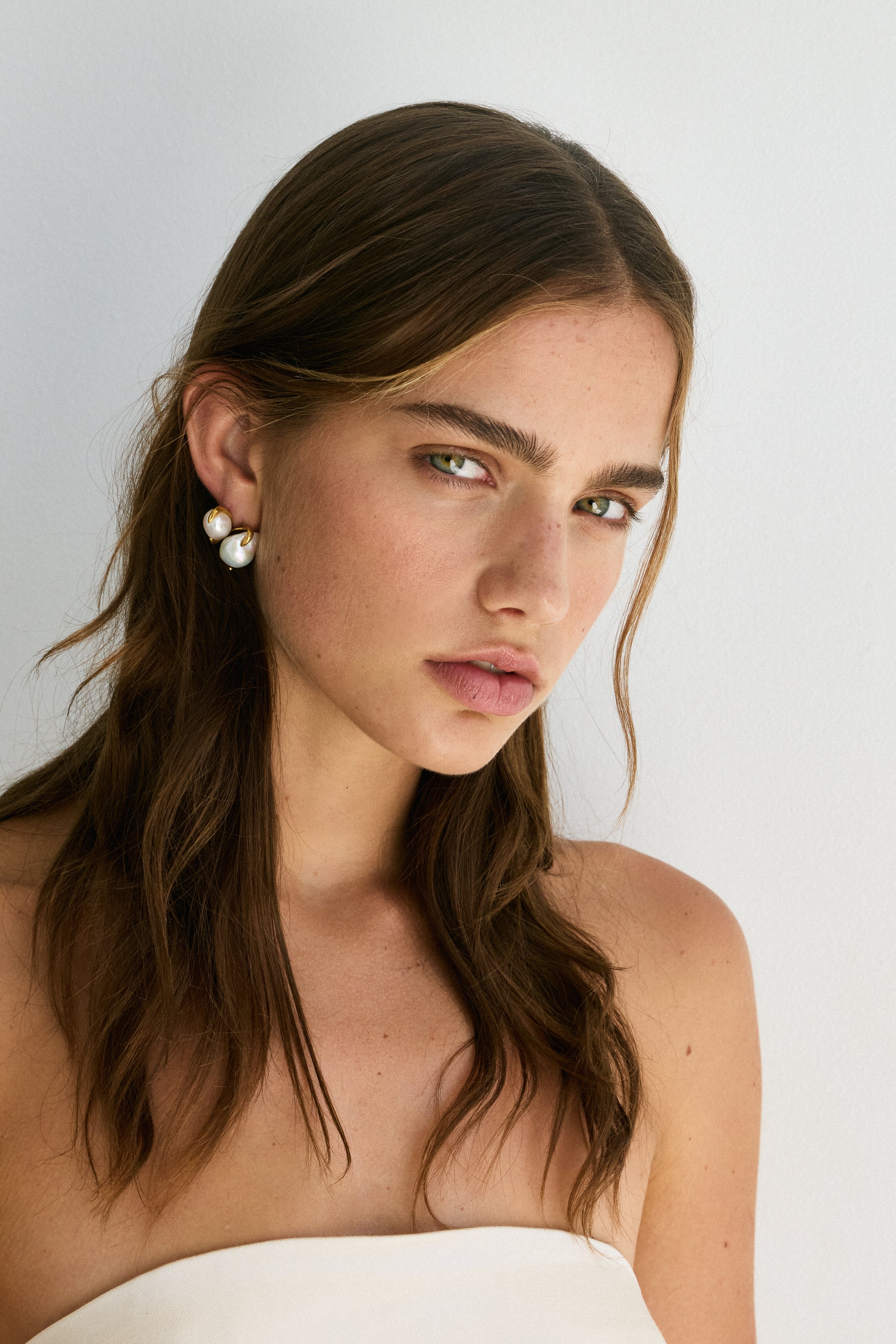 Ophelia Earrings Pearl