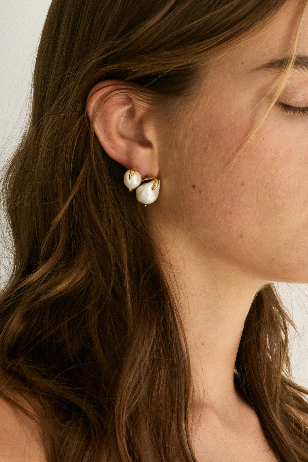 Ophelia Earrings Pearl