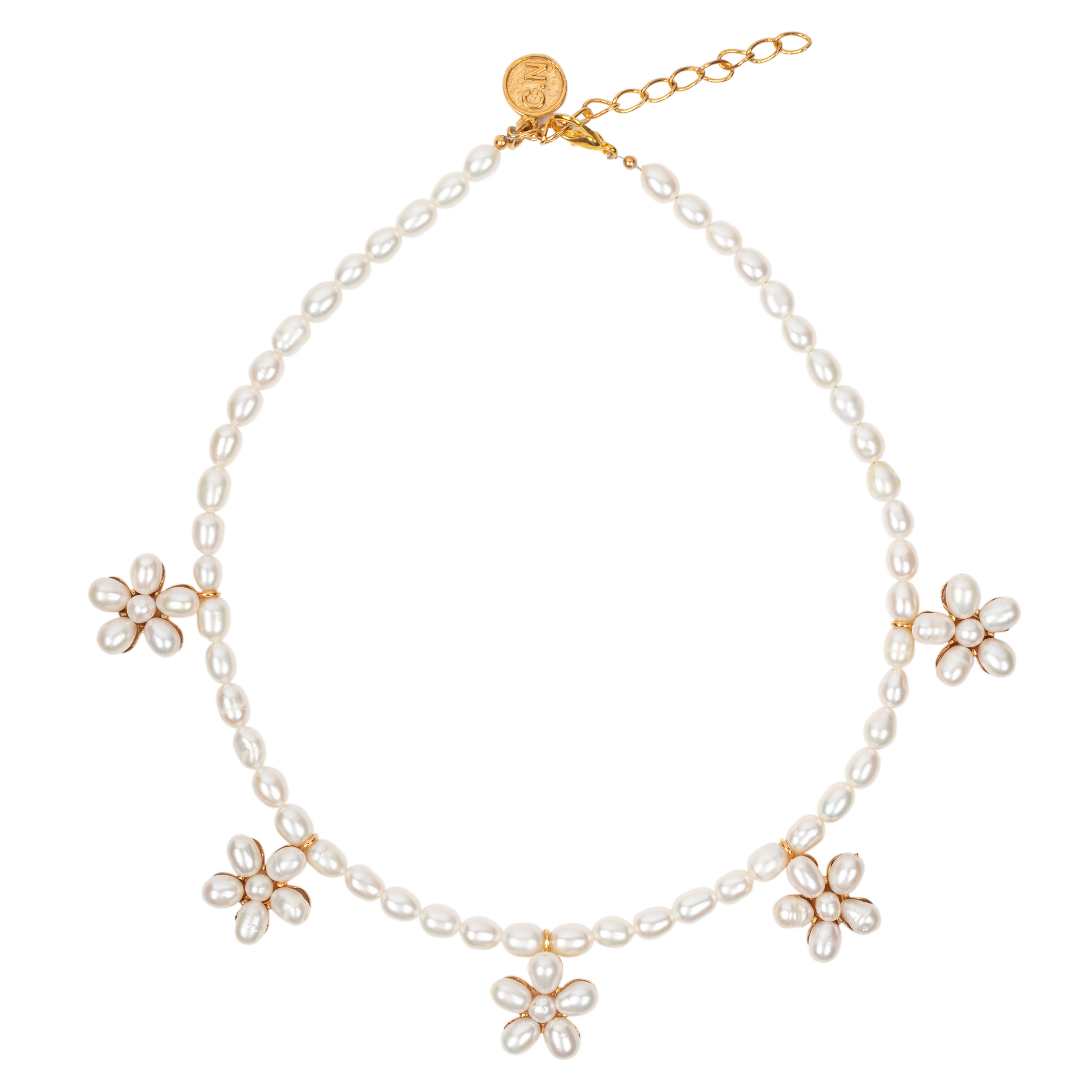 Anais Necklace Pearl