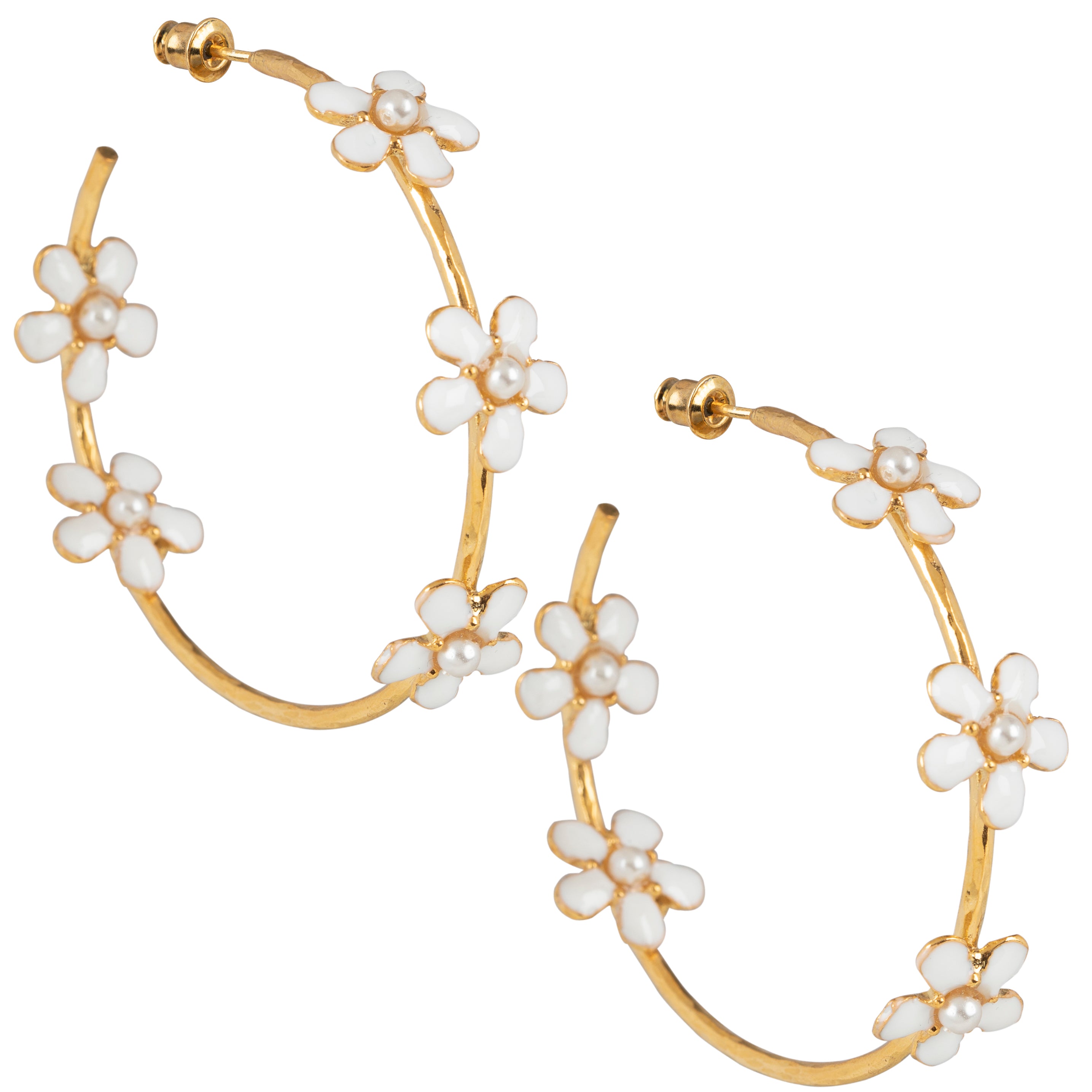 Bernadette Hoops White