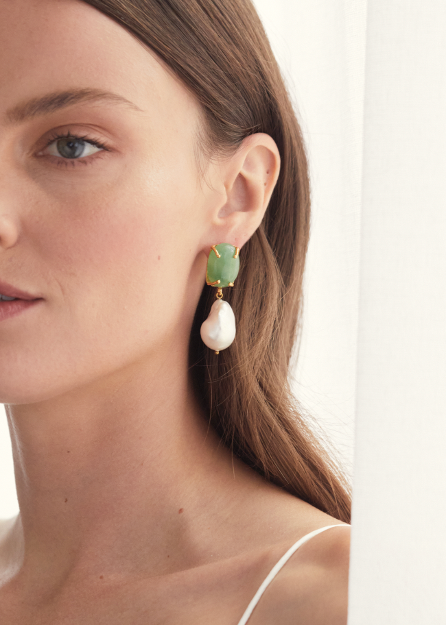 Piccola Earrings Green