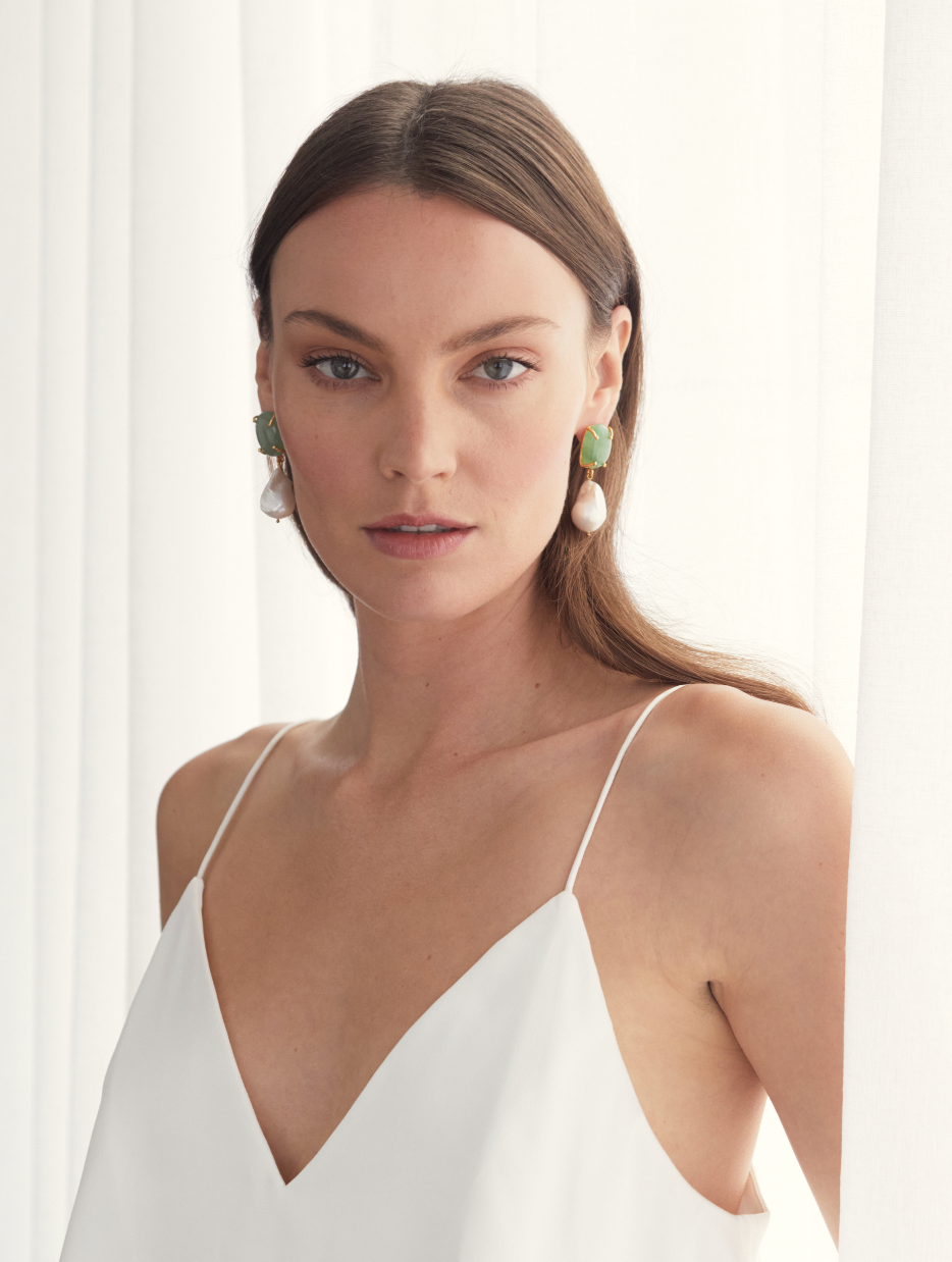 Piccola Earrings Green