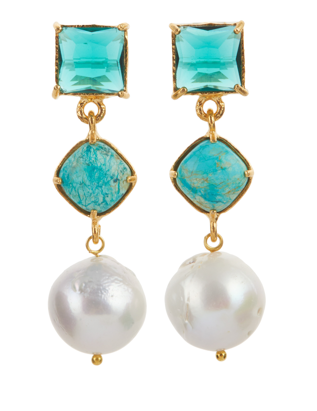 Eliana Earrings Turquoise