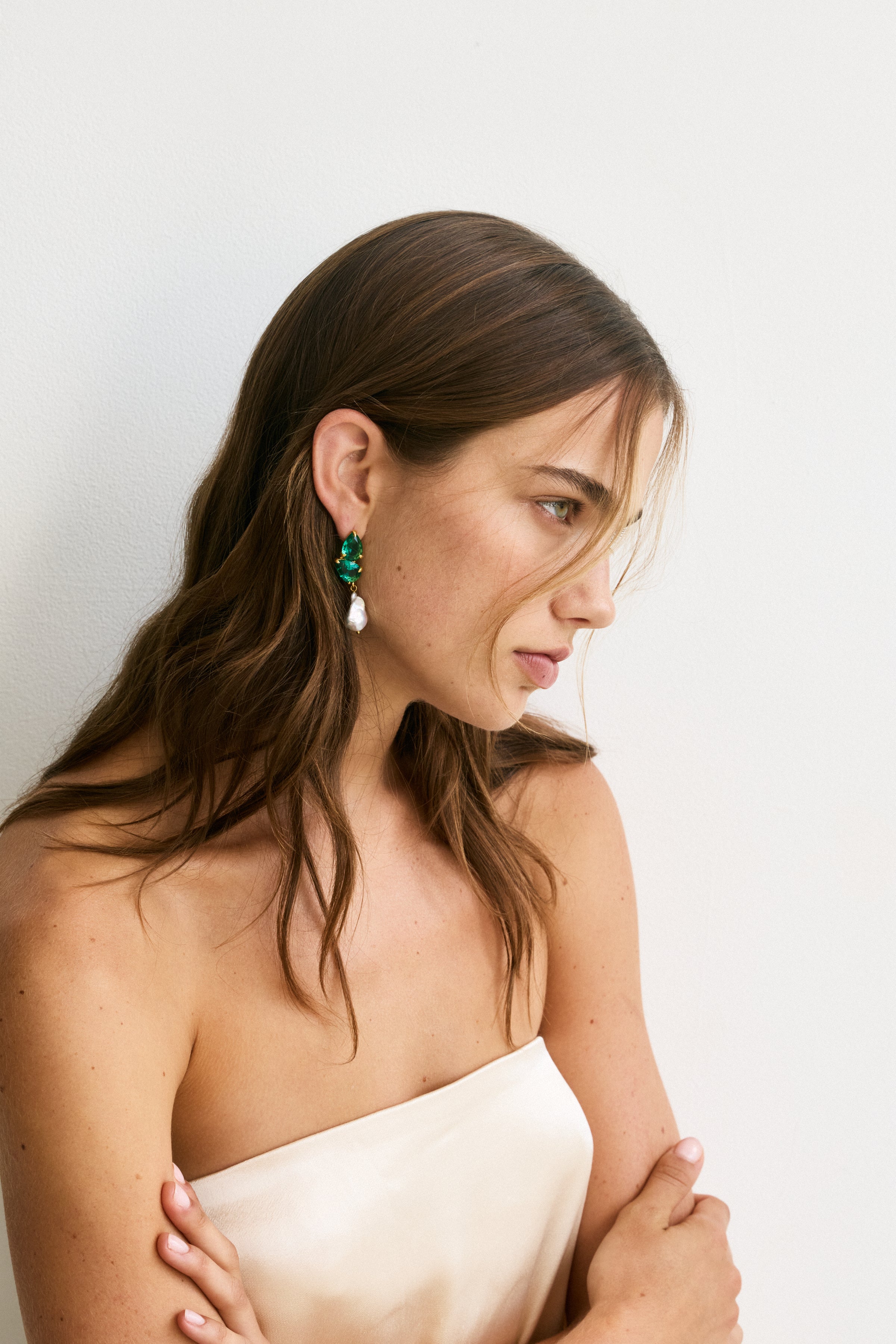 Tatiana Earrings Green