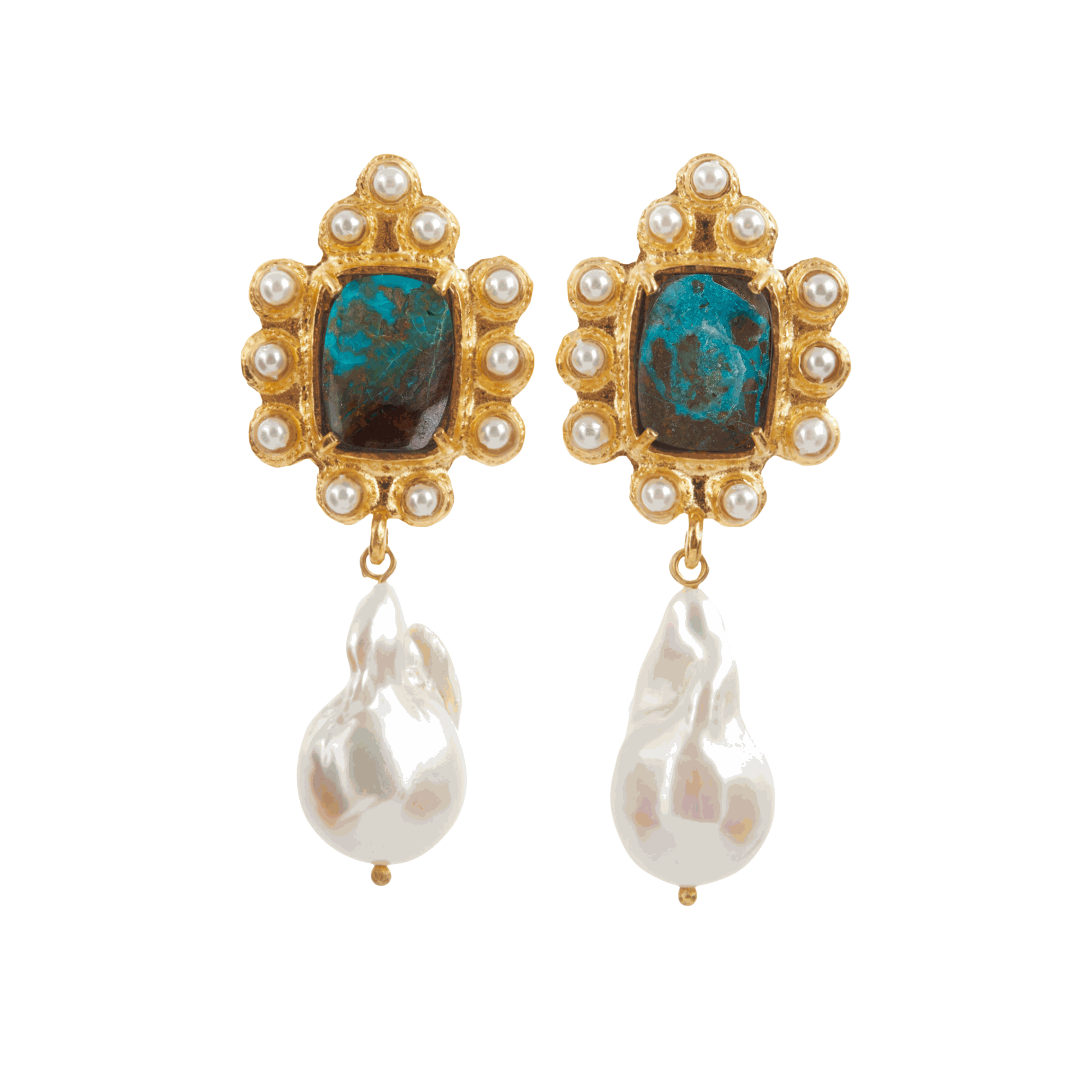 Amalita Earrings Turquoise