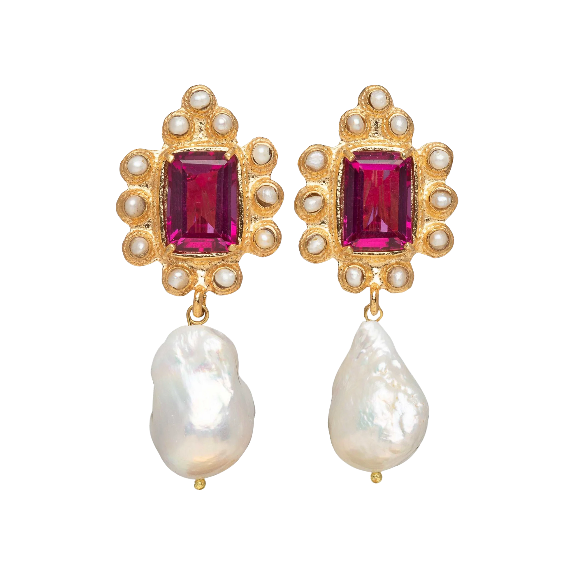 Amalita Earrings Hot Pink