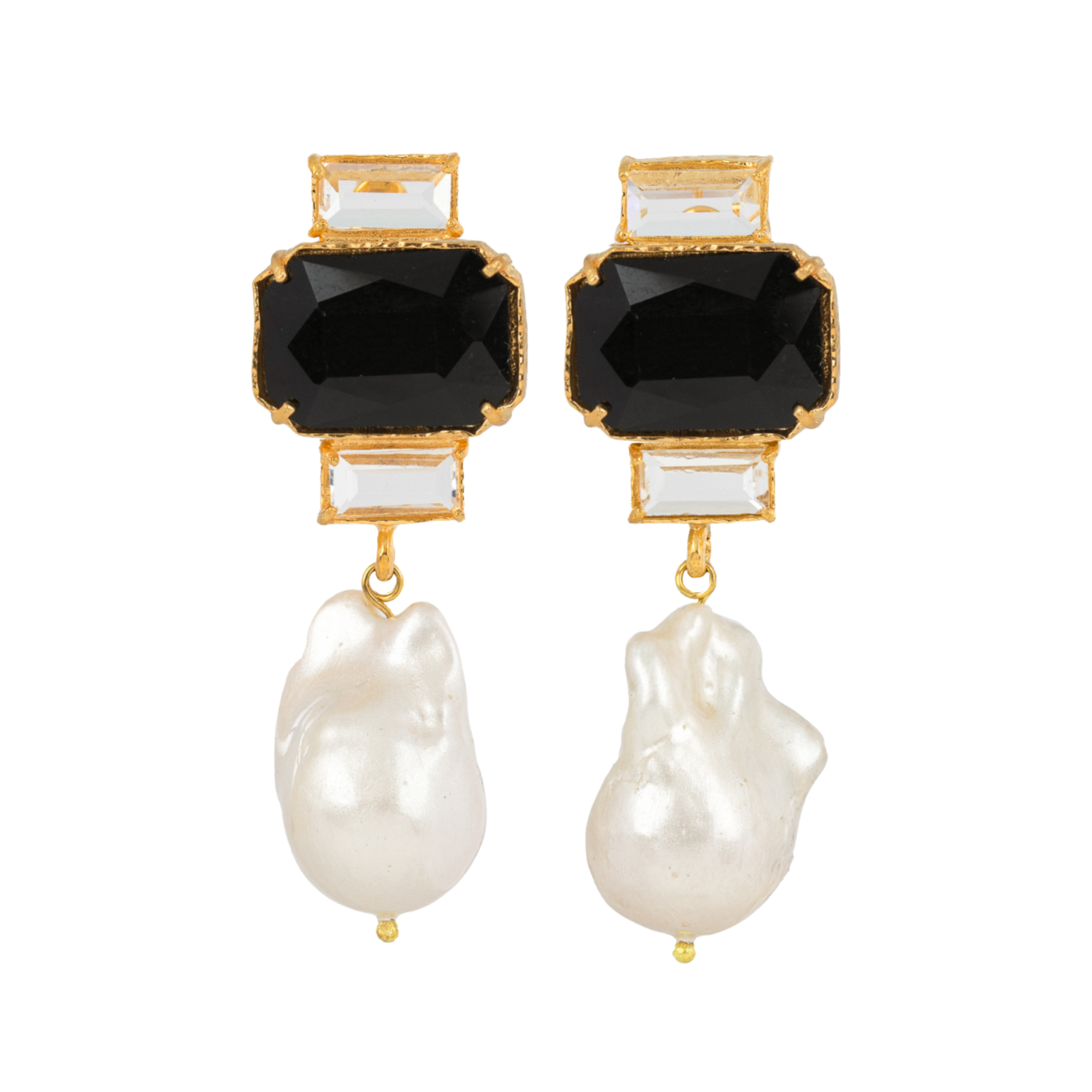 Bambina Earrings Black