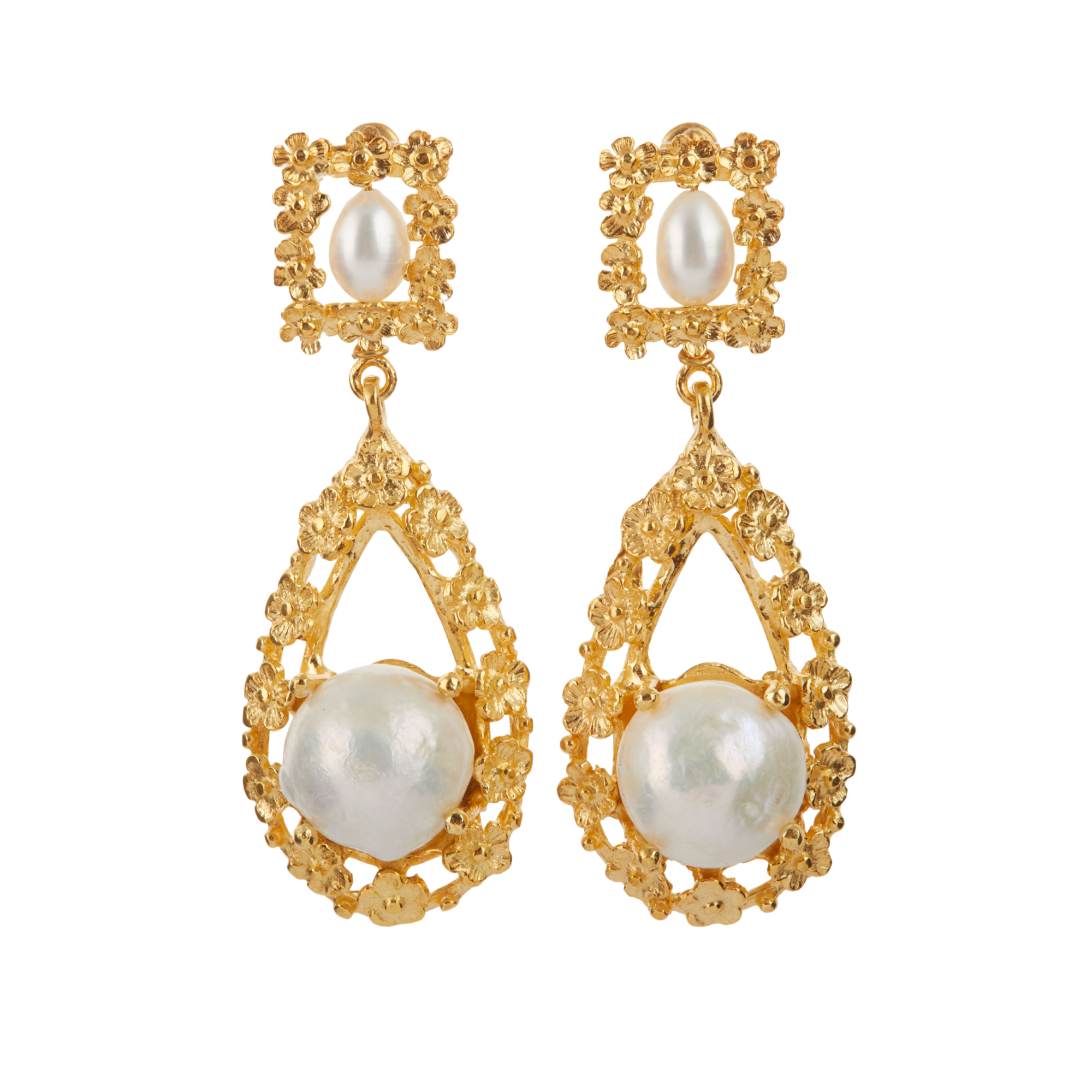 Giselle Earrings Pearl