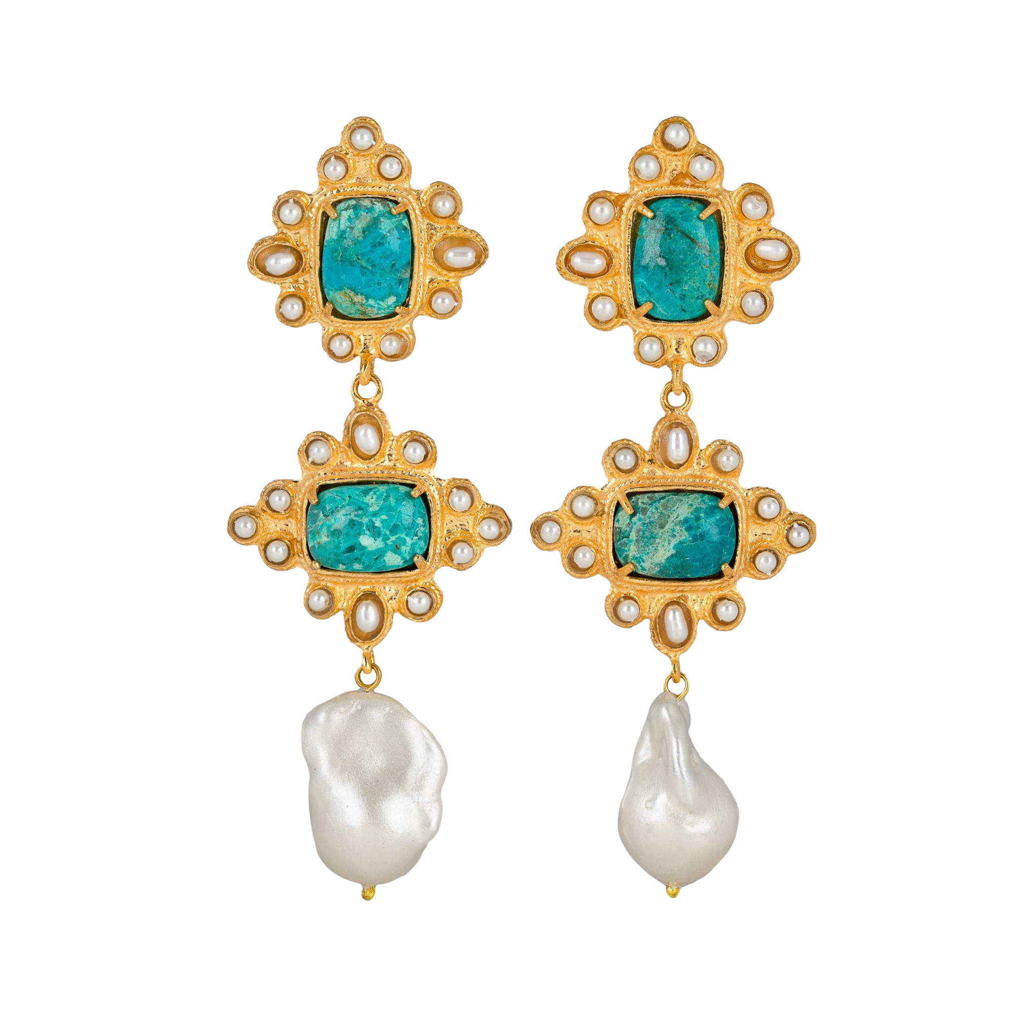 Graciela Earrings Turquoise