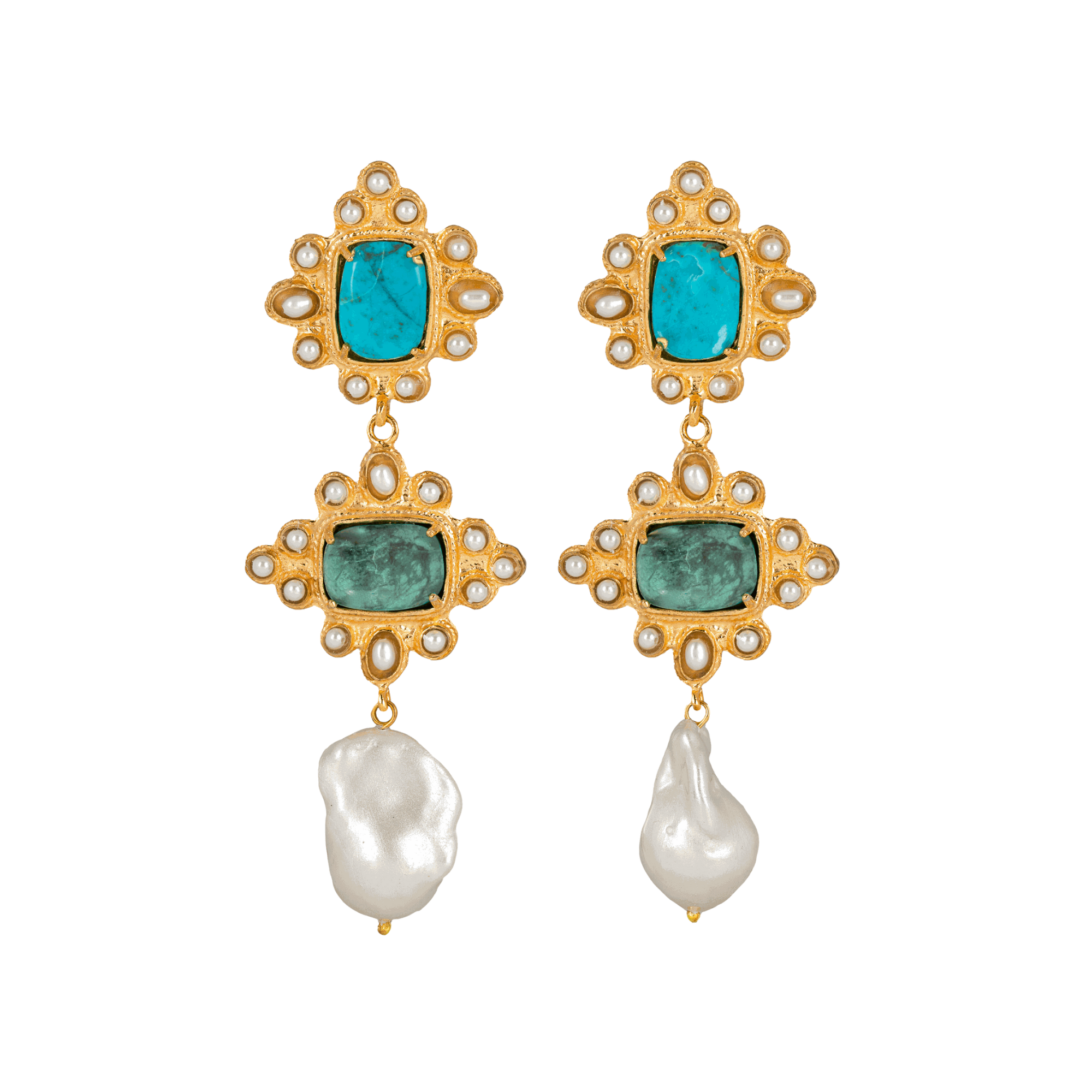 Graciela Earrings Turquoise