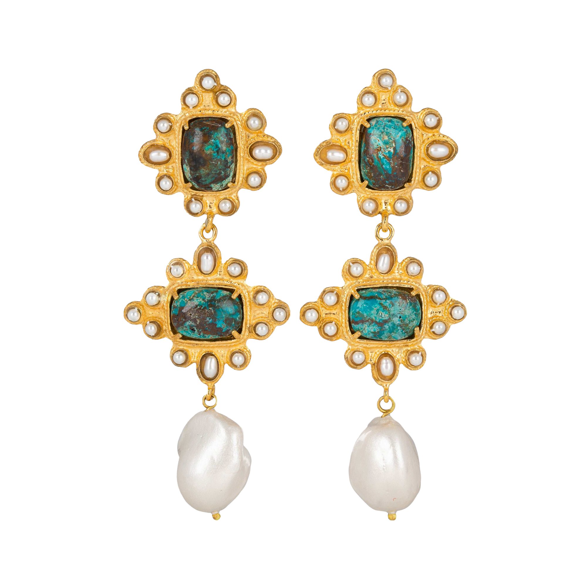 Graciela Earrings Turquoise