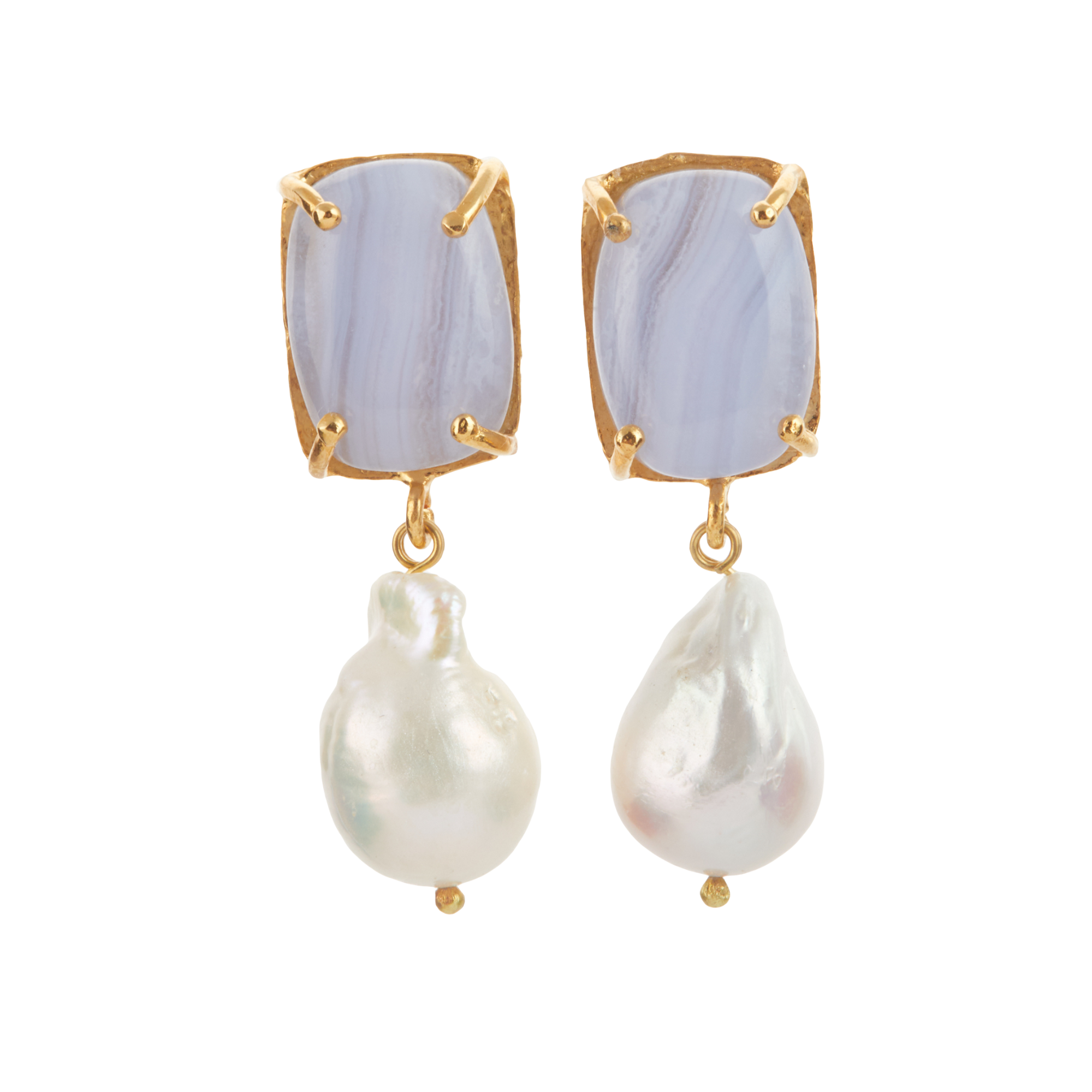 Piccola Earrings Pale Blue