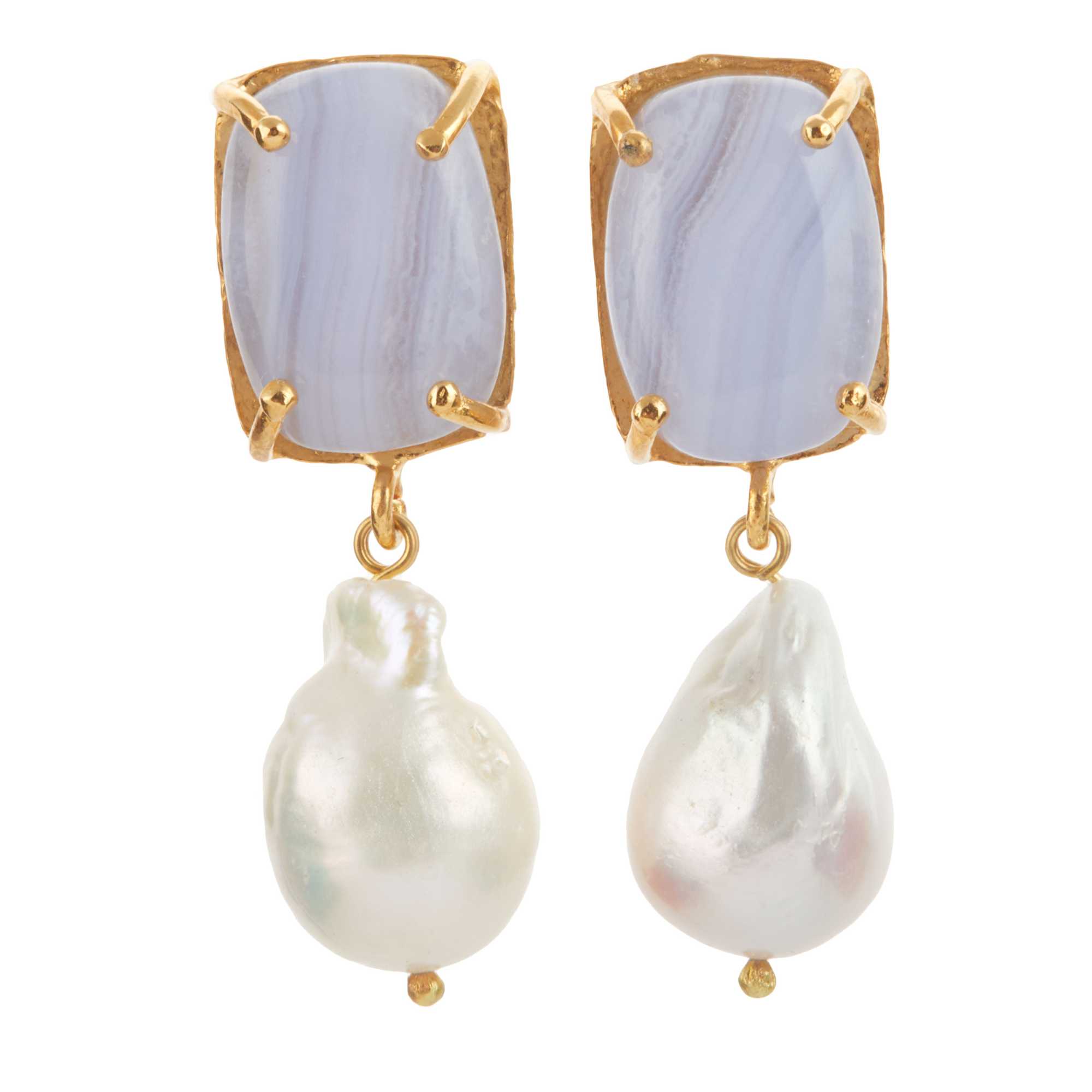 Piccola Earrings Pale Blue
