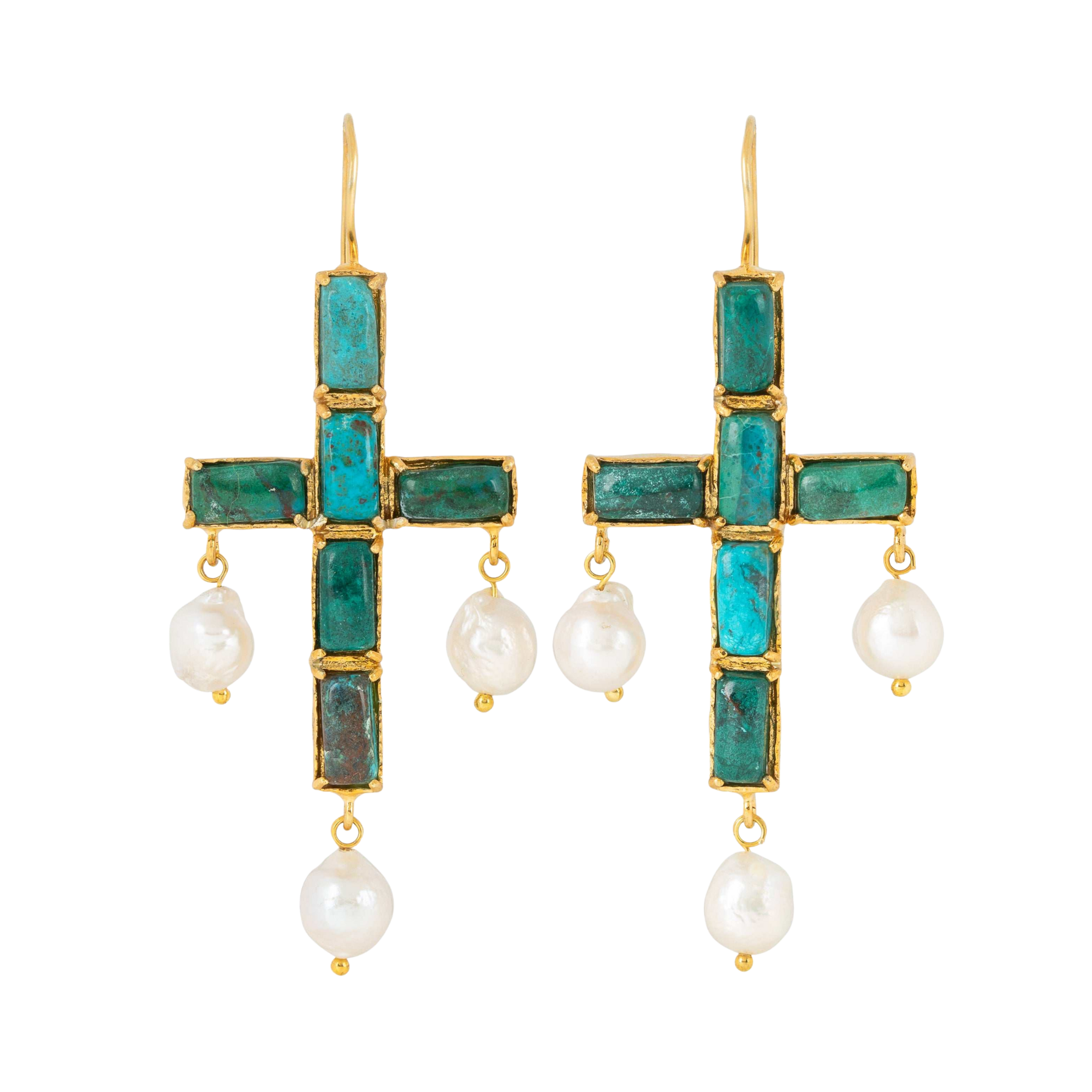 Stefania Earrings Turquoise