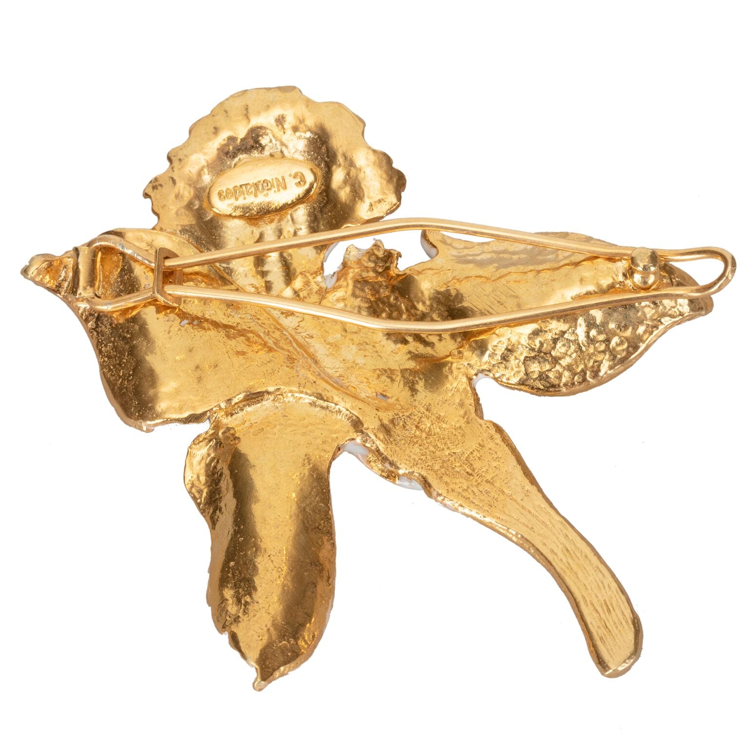 Iris Hair Clip Gold