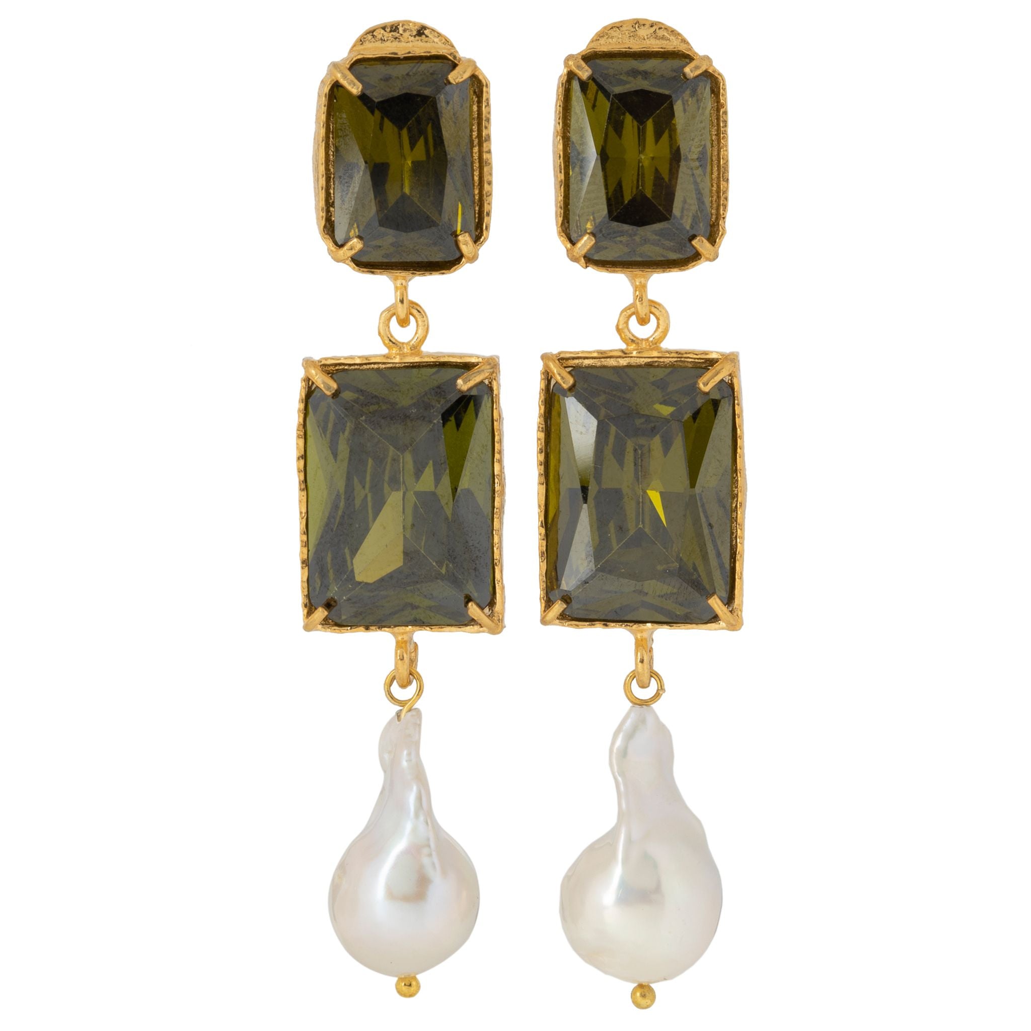 Alice Earrings Green