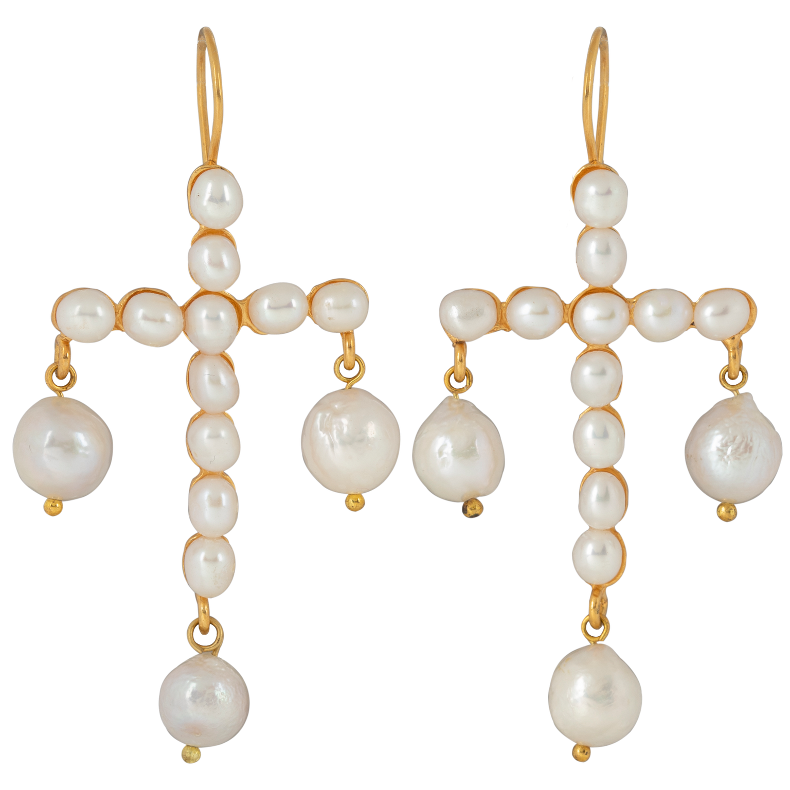 Stefania Earrings Pearl