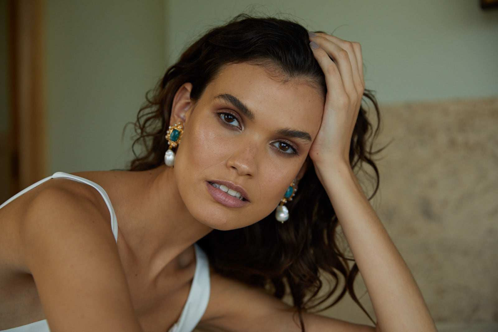 Luxury Designer Amalita Turquoise Earrings by Christie Nicolaides