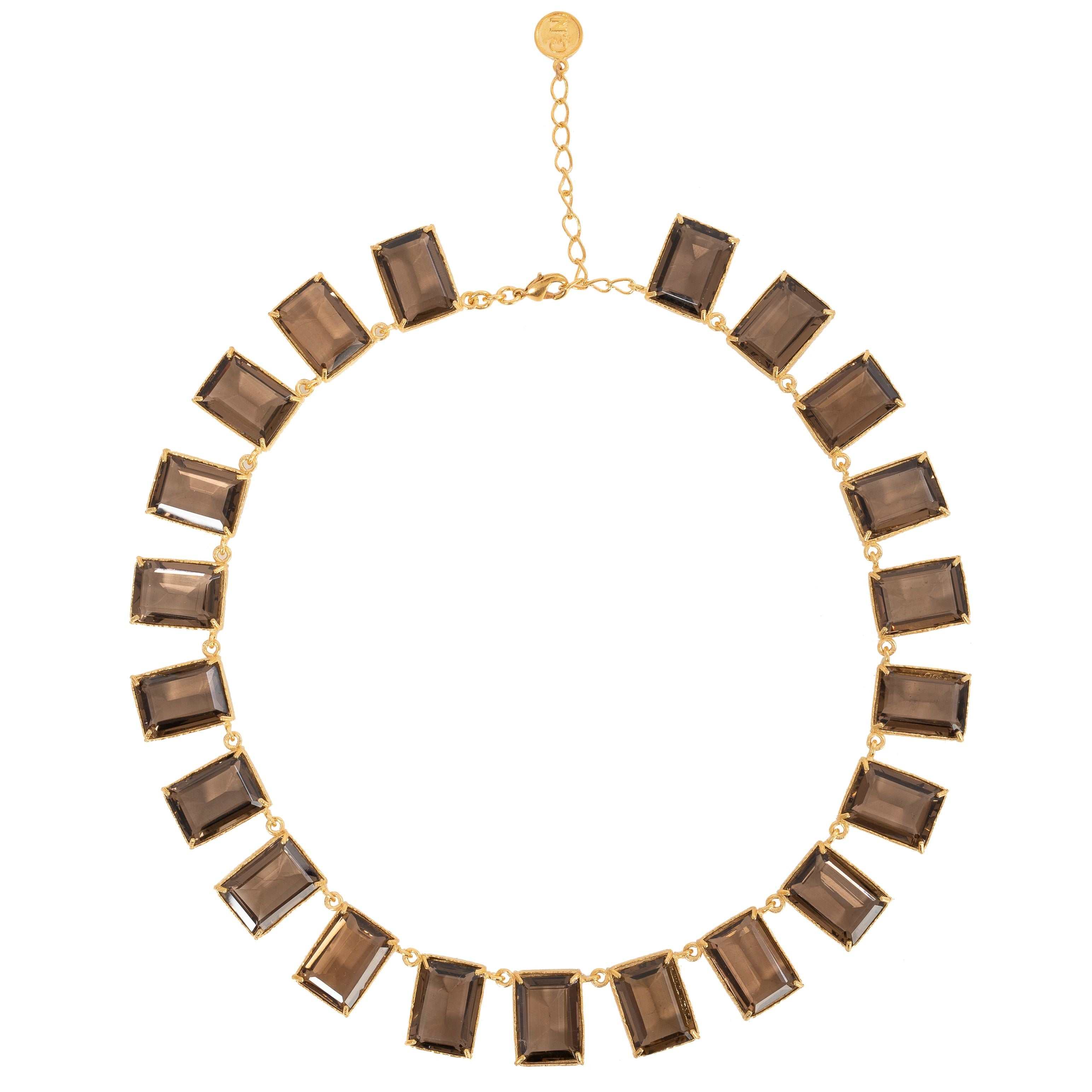 Luxury Designer Valentina Chocolate Necklace by Christie Nicolaides