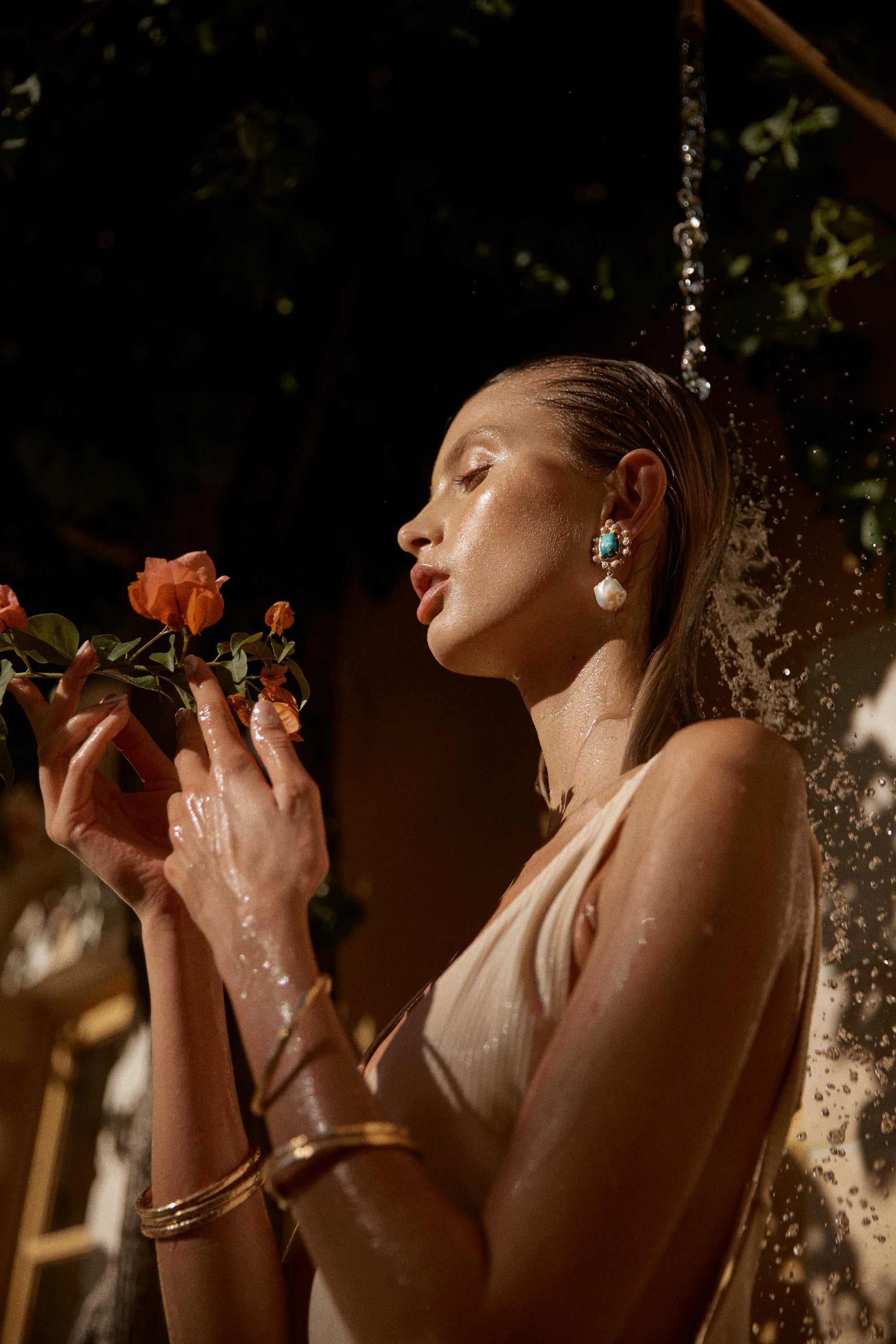 Luxury Designer Amalita Turquoise Earrings by Christie Nicolaides