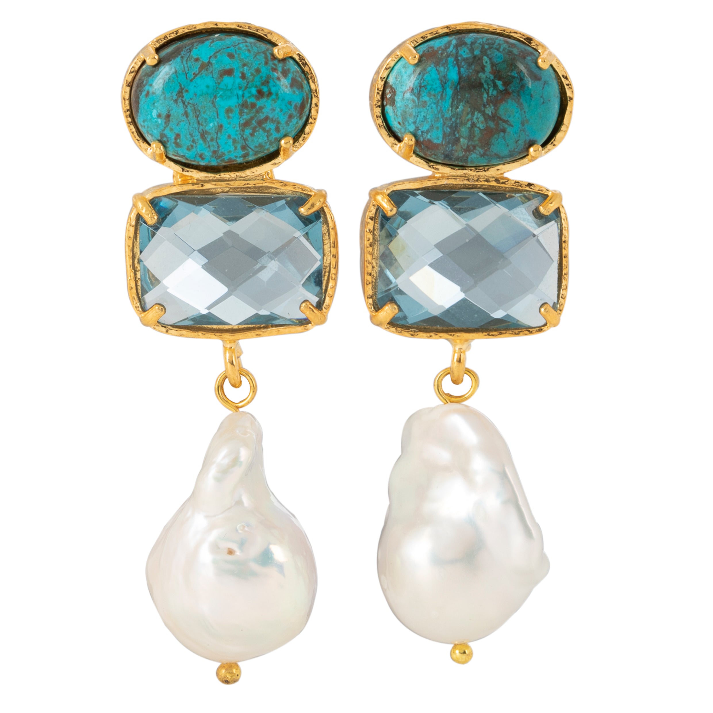 Amaia Earrings Blue