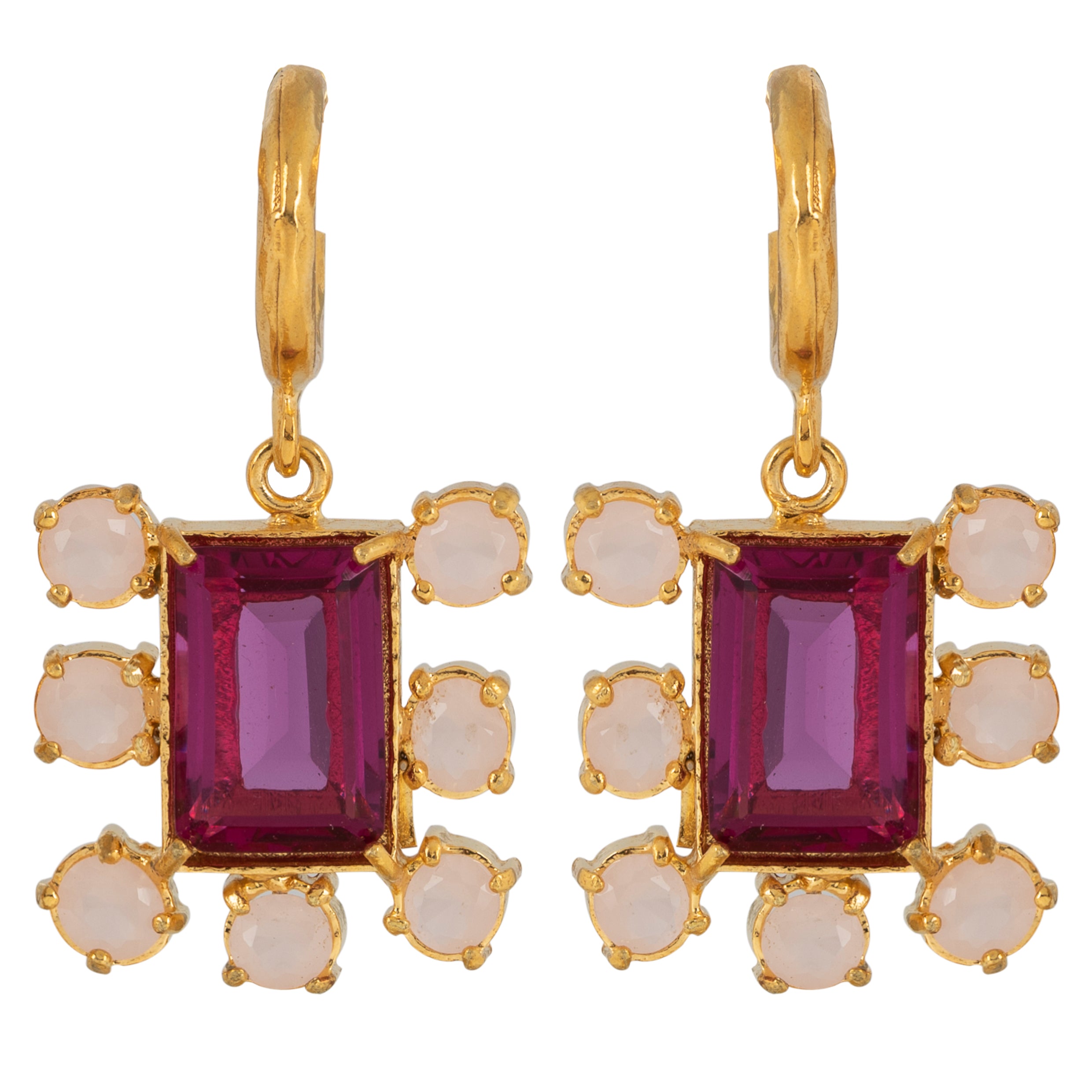 Letizia Hoops Hot Pink
