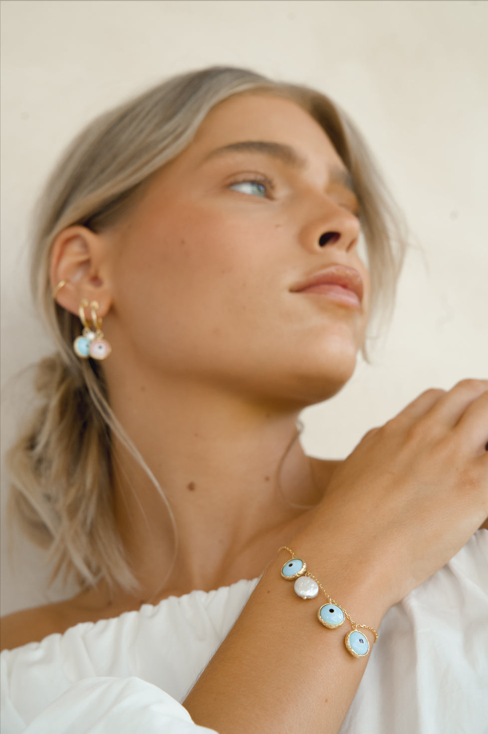 Ilias Bracelet Pale Blue