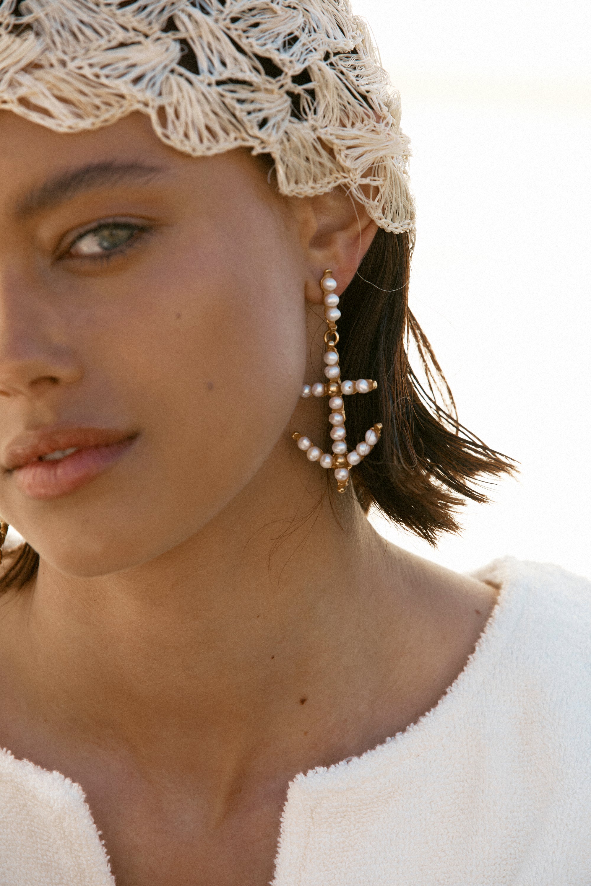 Oceano Earrings Pearl