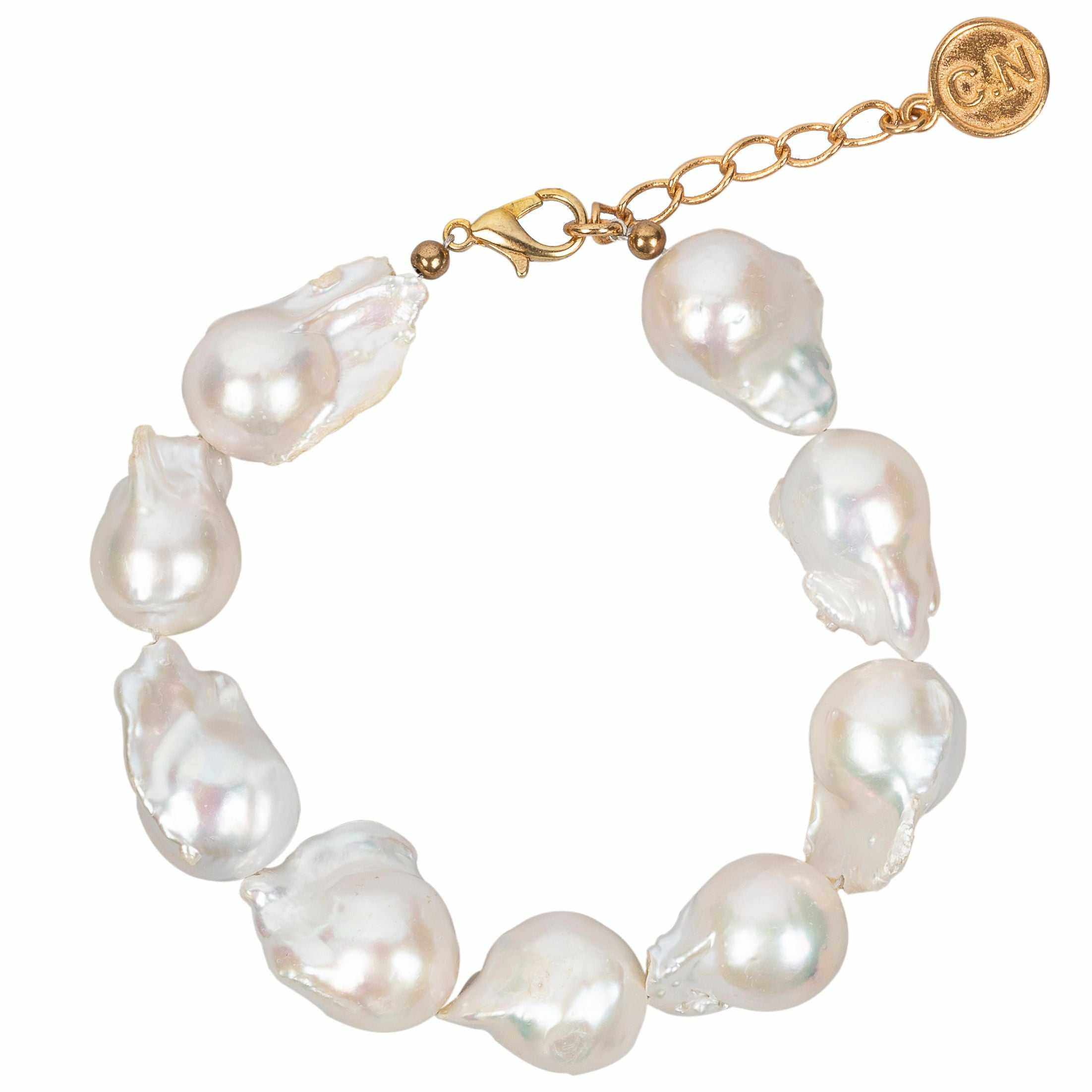 Luxury Designer Pearl Eéonore Bridal Bracelet by Christie Nicolaides