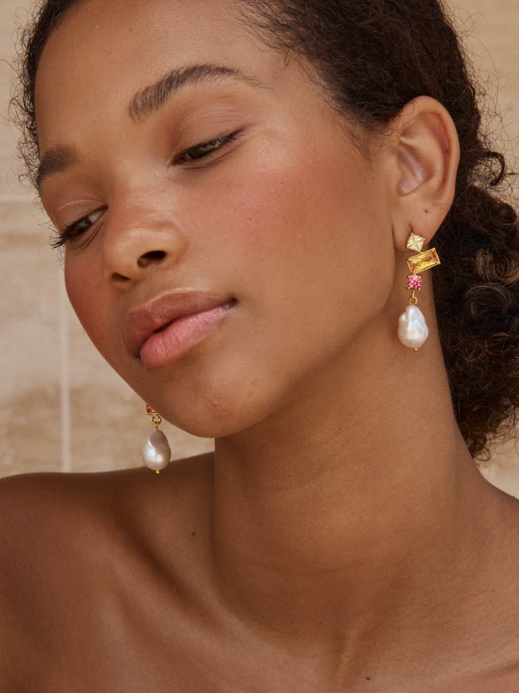 Laia Earrings Yellow