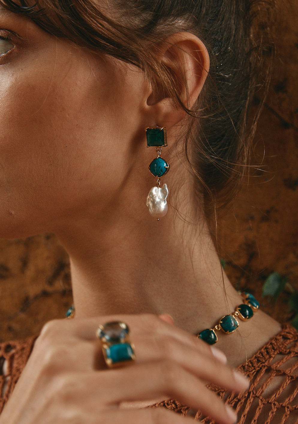 Eliana Earrings Turquoise