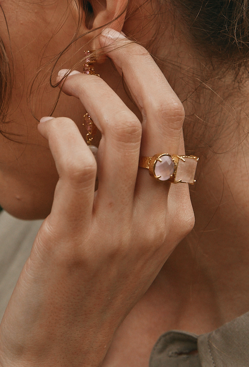 Antonia Ring Pale Pink