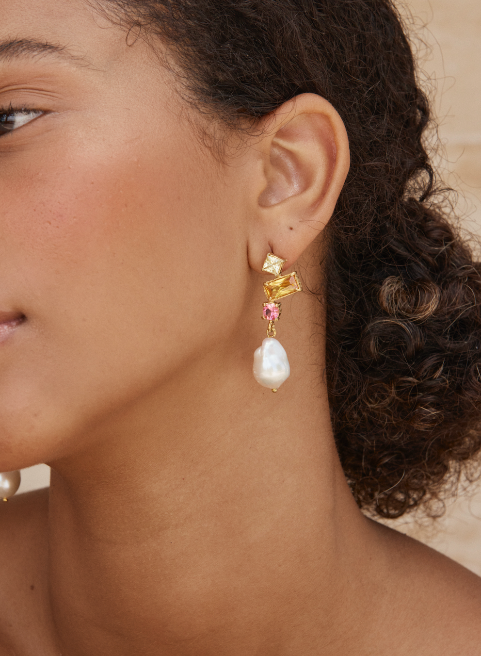 Laia Earrings Yellow