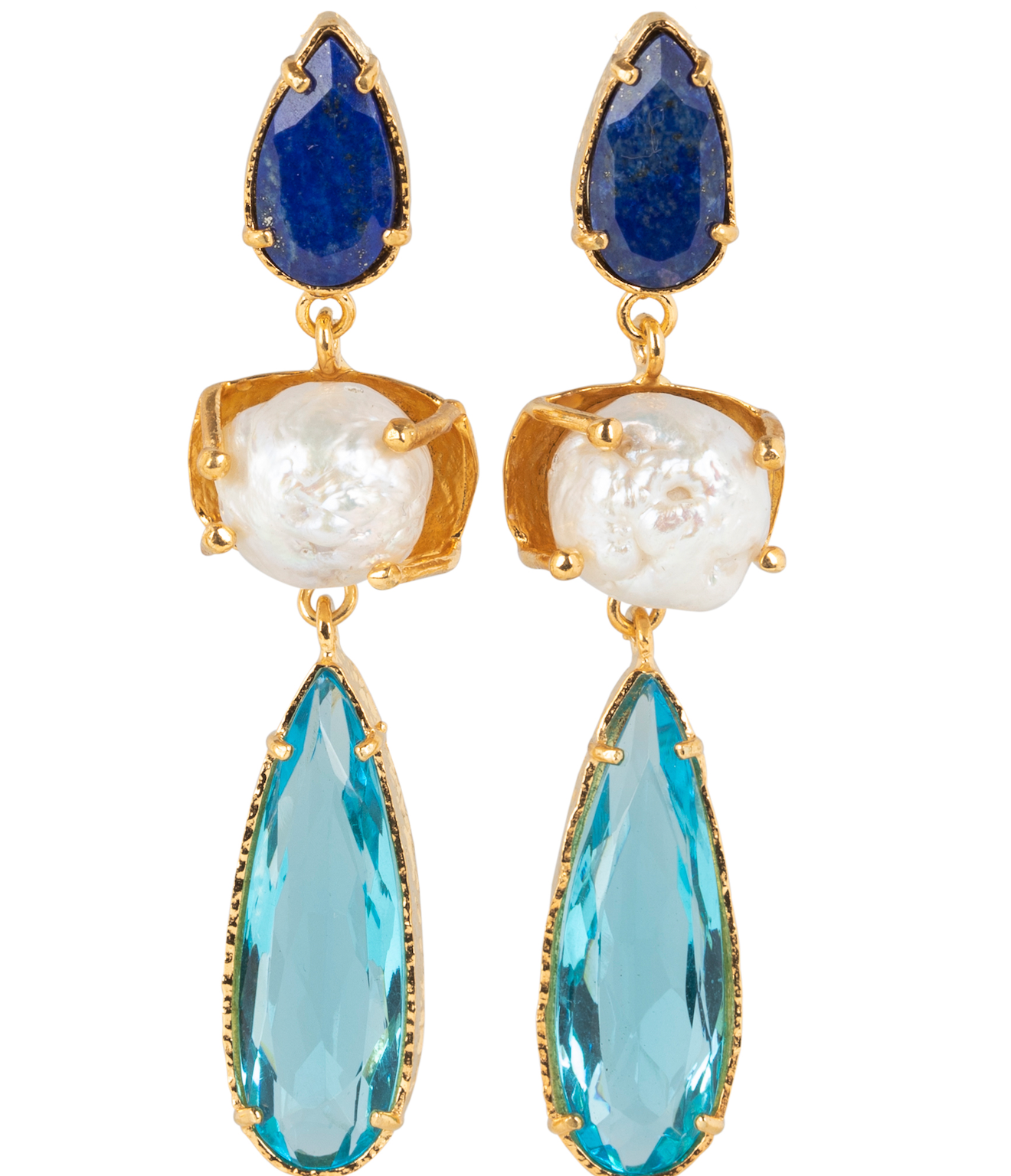 Giuseppina Earrings Blue